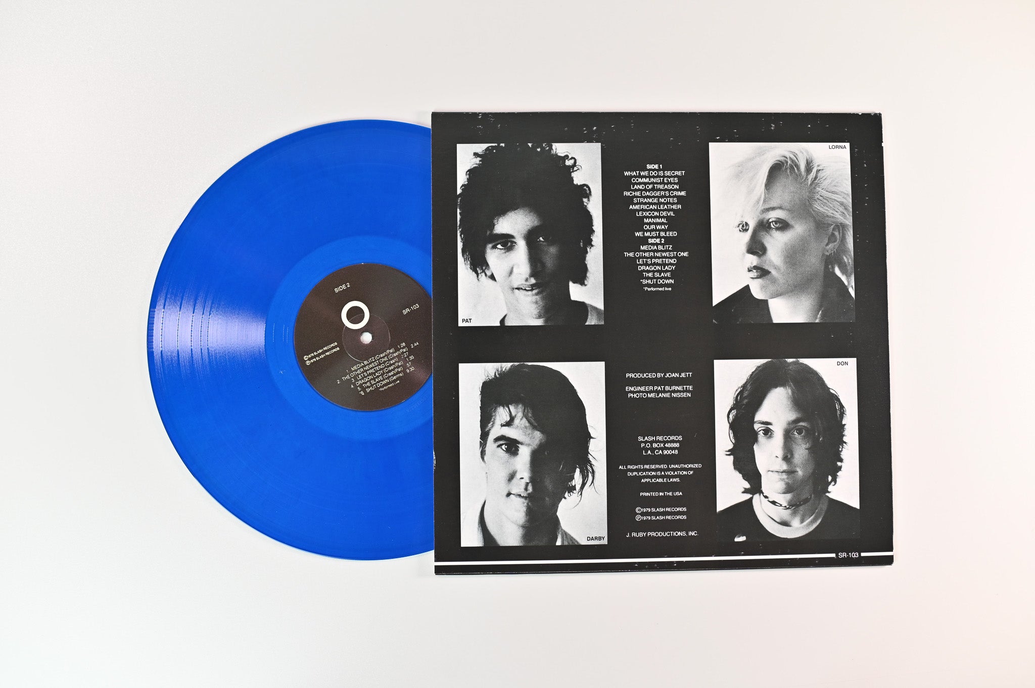 Germs - (GI) Unofficial Pressing Blue Vinyl