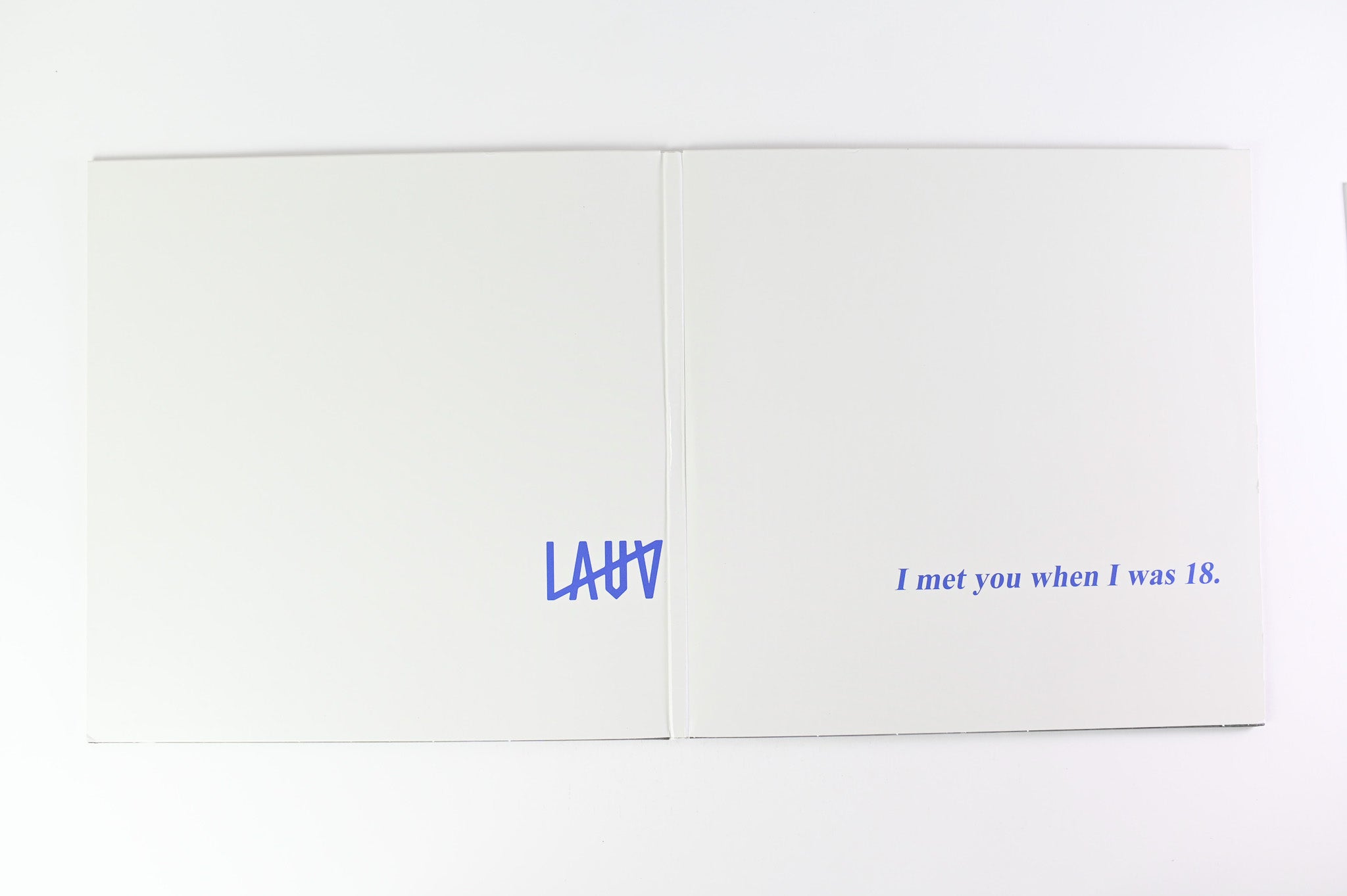 Lauv - I Met You When I Was 18. on Awal Ltd Blue Translucent Reissue