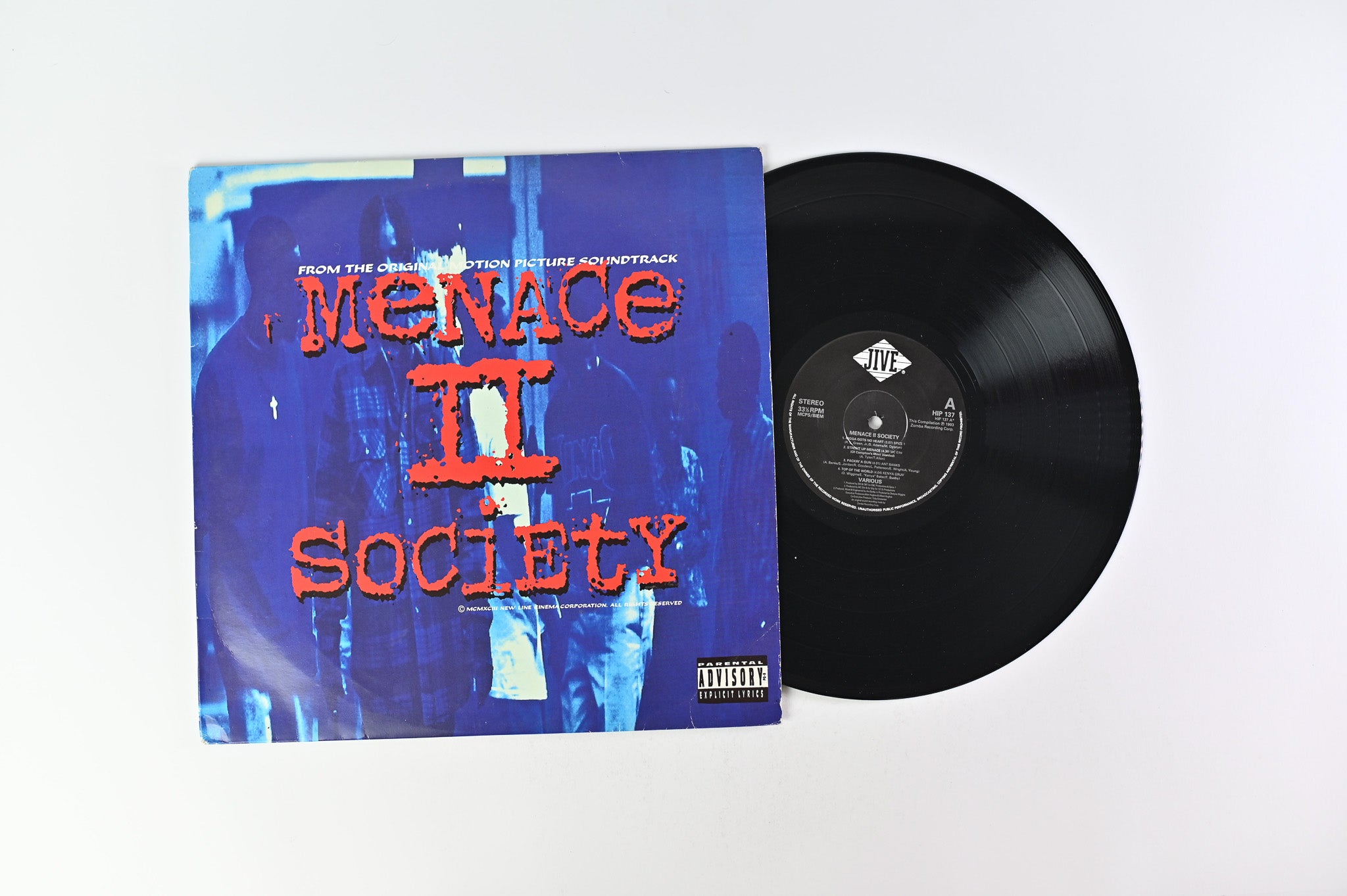 Various - Menace II Society (From The Original Motion Picture Soundtrack) on Jive UK Press