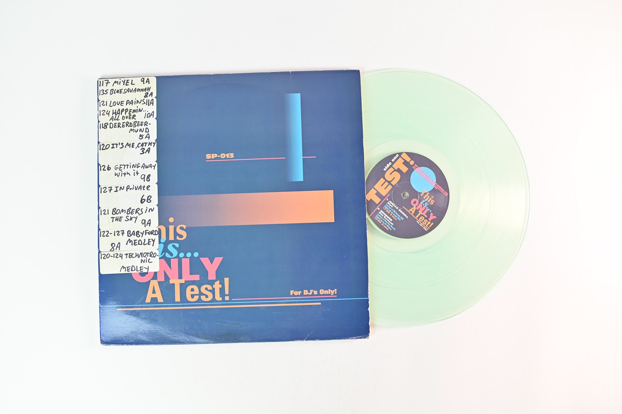 Various - This Is Only A Test! on Razormaid Records - Coke Bottle Clear Vinyl