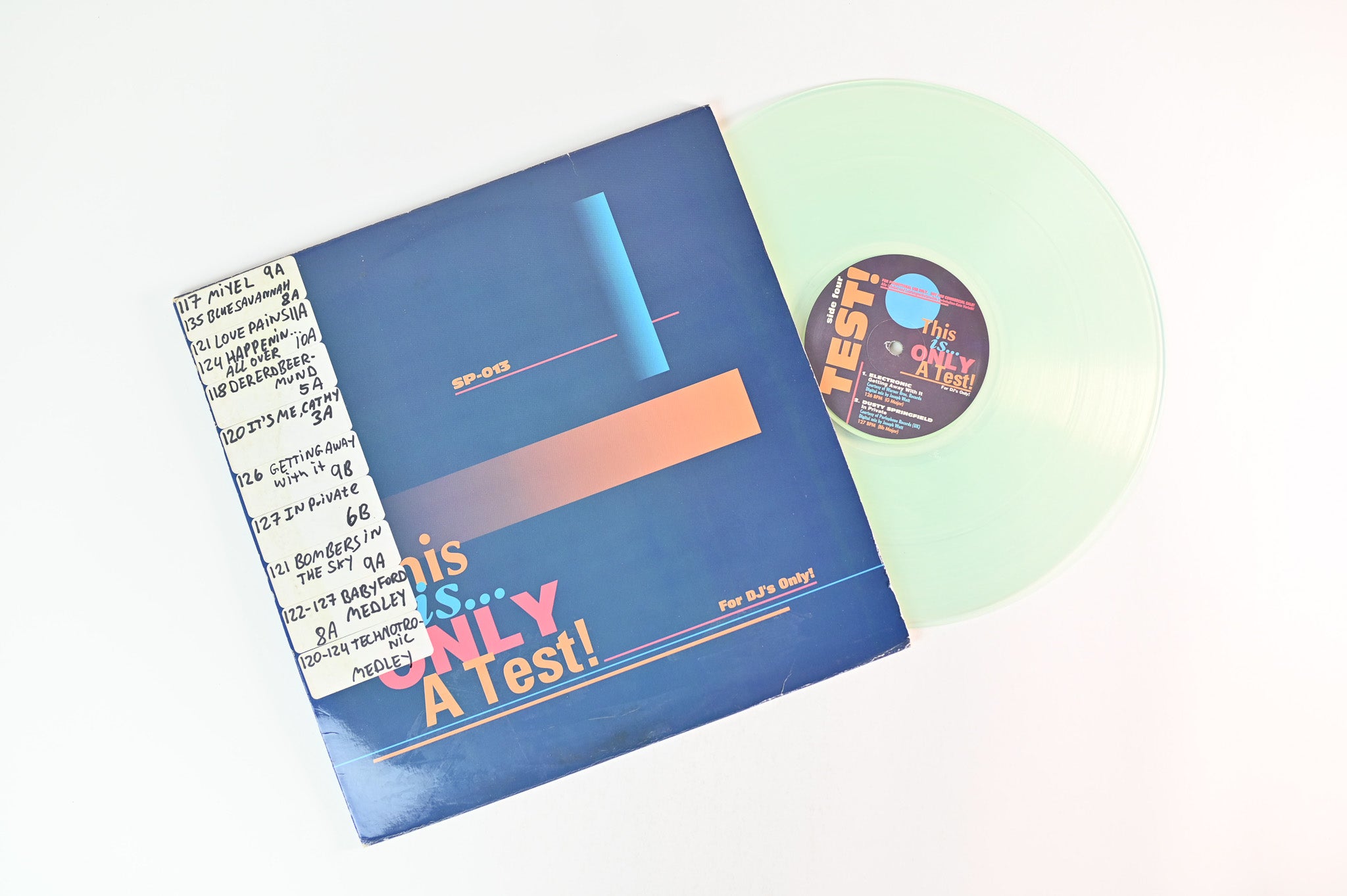 Various - This Is Only A Test! on Razormaid Records - Coke Bottle Clear Vinyl