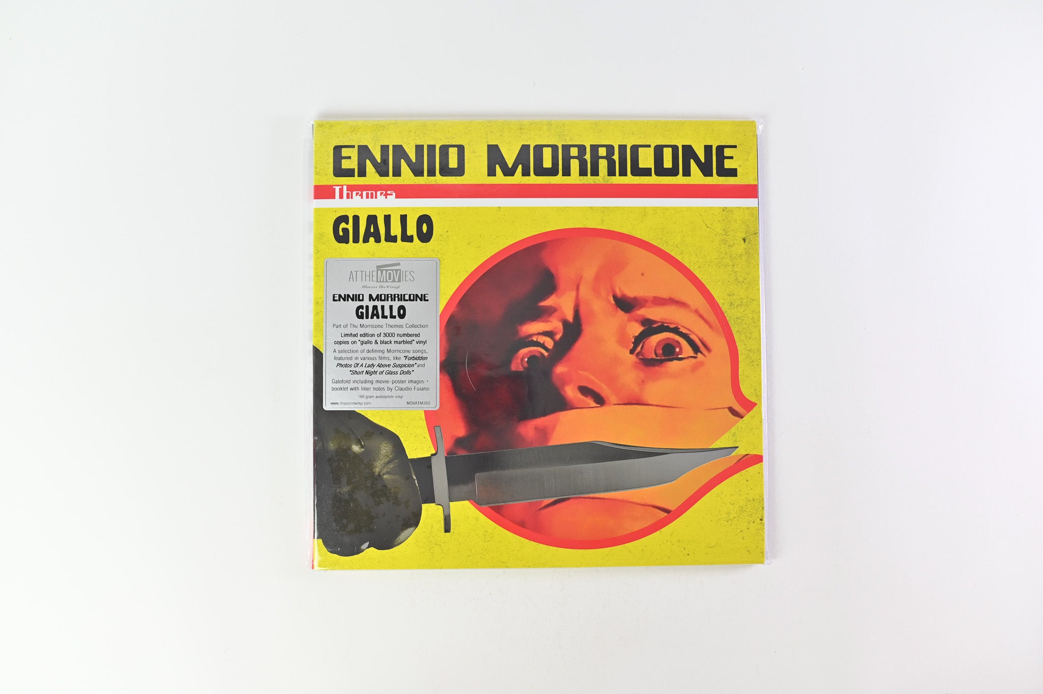 Ennio Morricone - Giallo on Music On Vinyl Ltd. Numbered Giallo & Black Marbled Vinyl