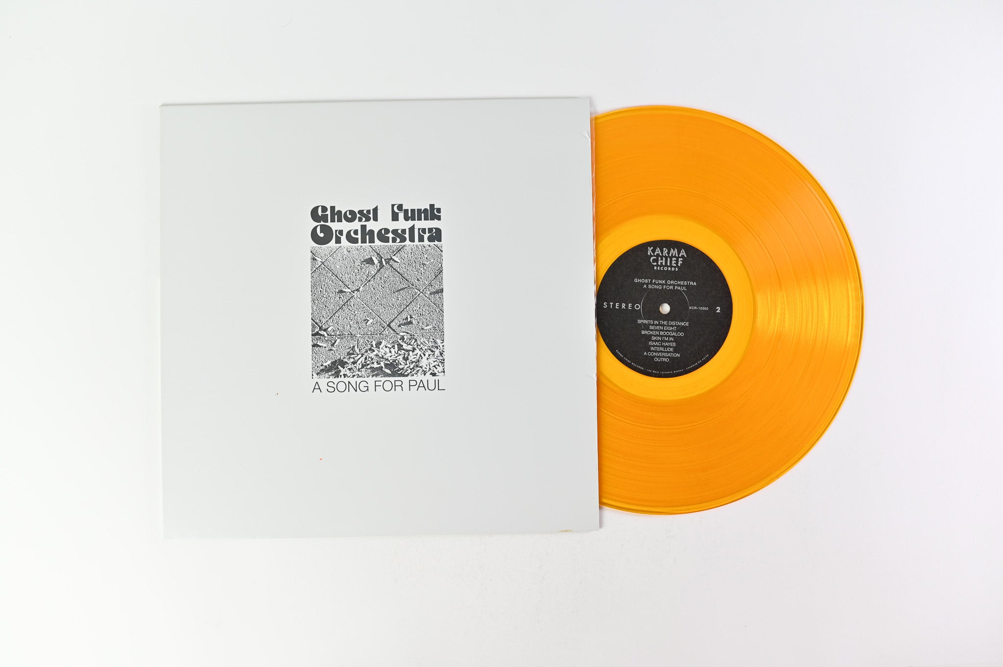 Ghost Funk Orchestra - A Song For Paul on Karma Chief Records - Gold Vinyl