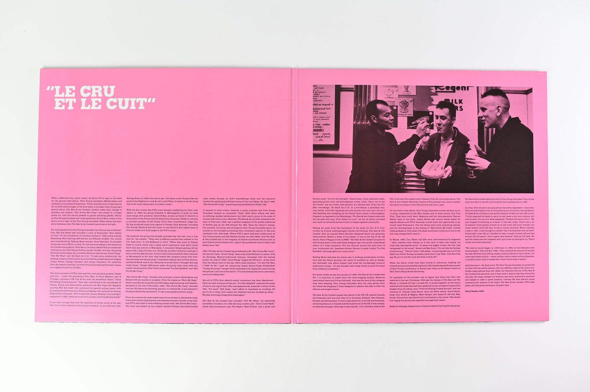 Fine Young Cannibals - The Raw & The Cooked on London White Reissue