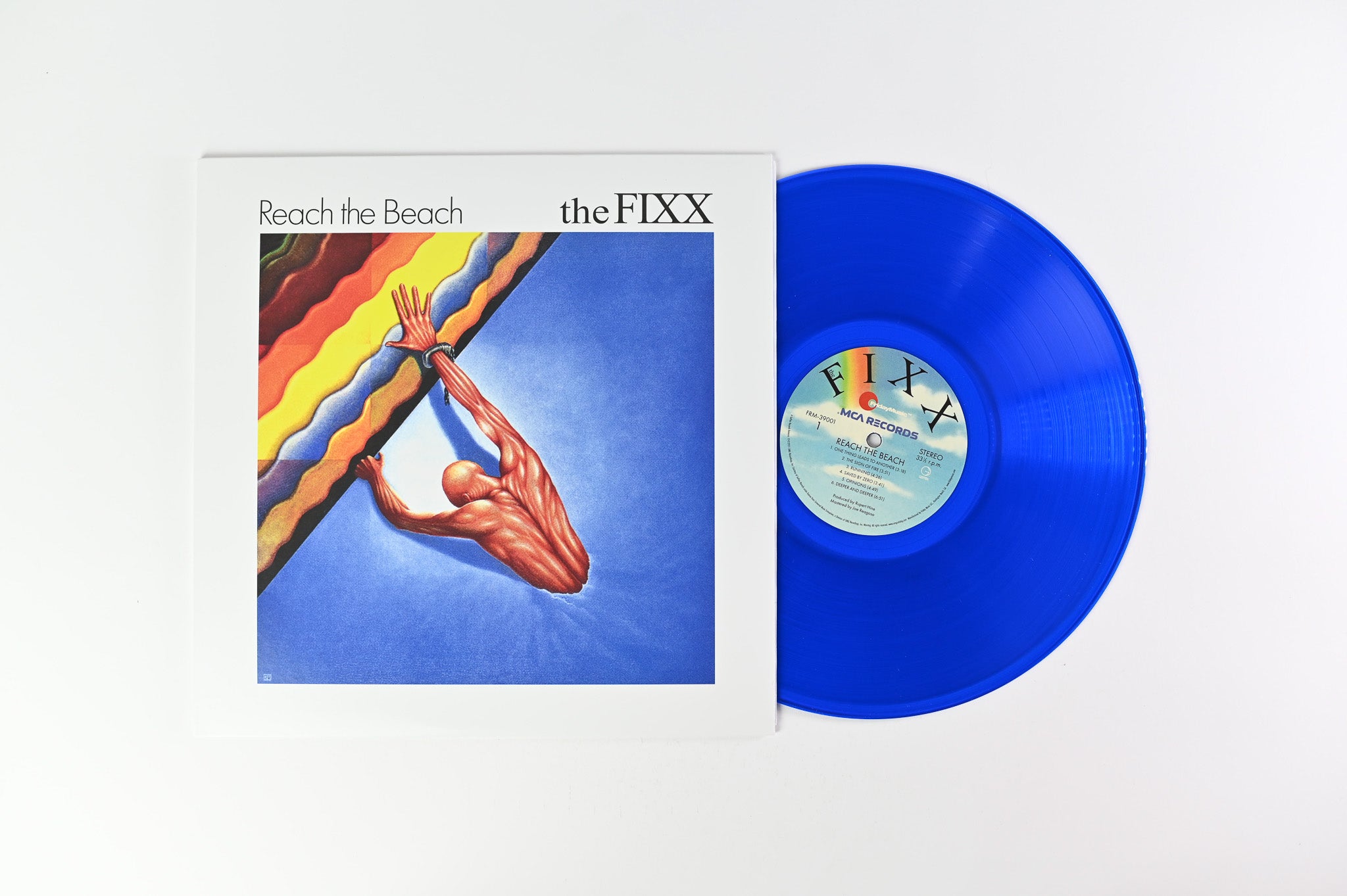 The Fixx - Reach The Beach on Friday Music Ltd RSD Blue Translucent Reissue