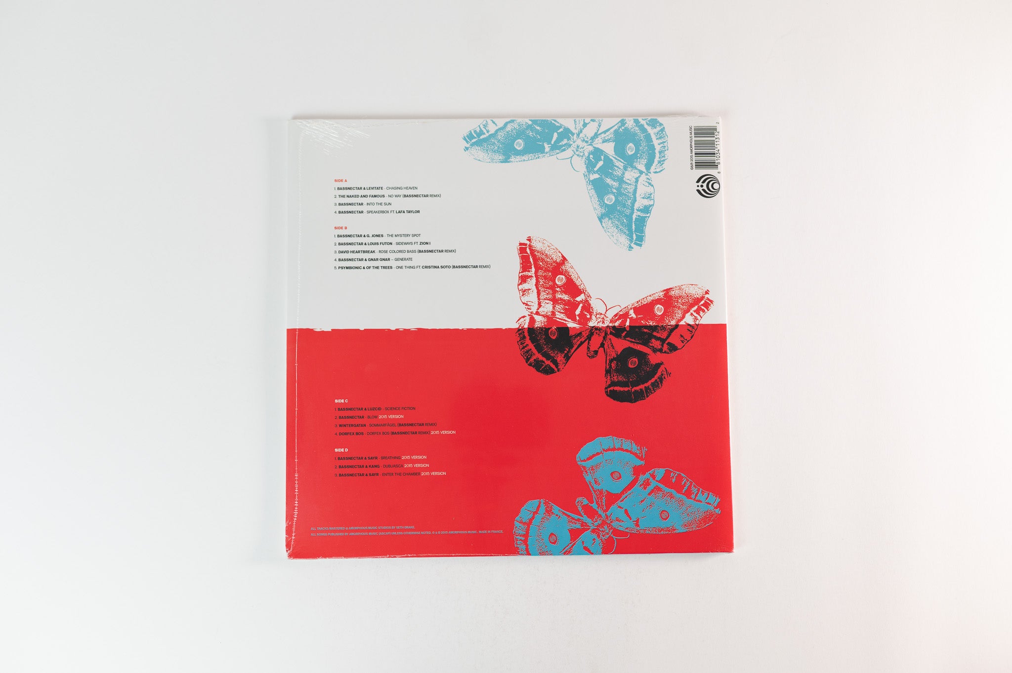 Bassnectar - Into The Sun on Amorphous Music Ltd Red / White Vinyl Sealed