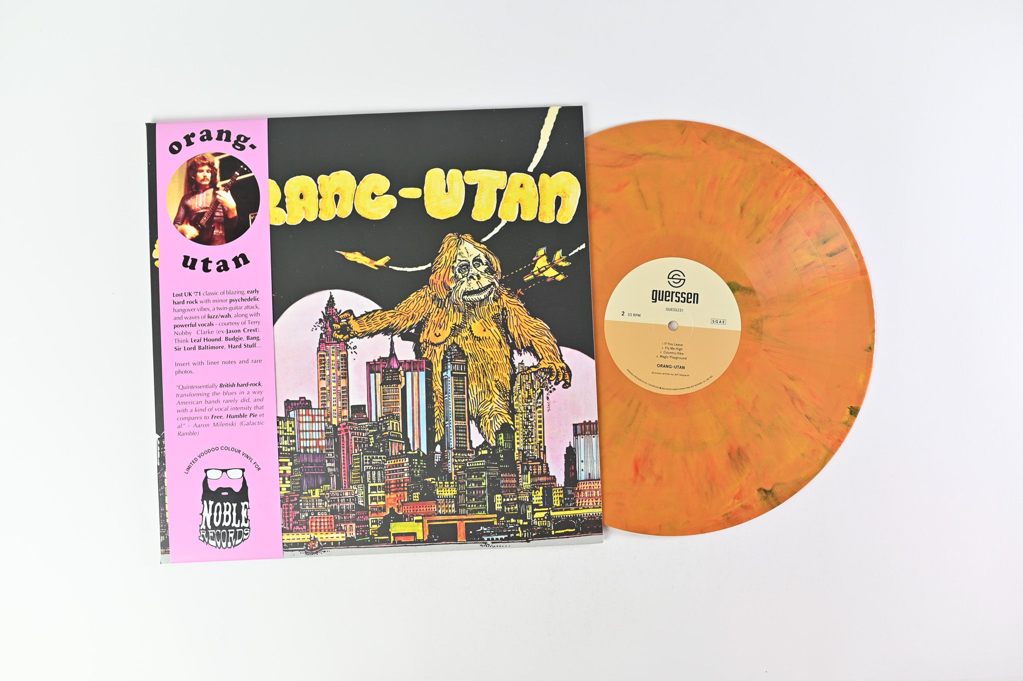 Orang-Utan - Orang-Utan on Guerssen Ltd. Reissue, Voodoo Orange Vinyl