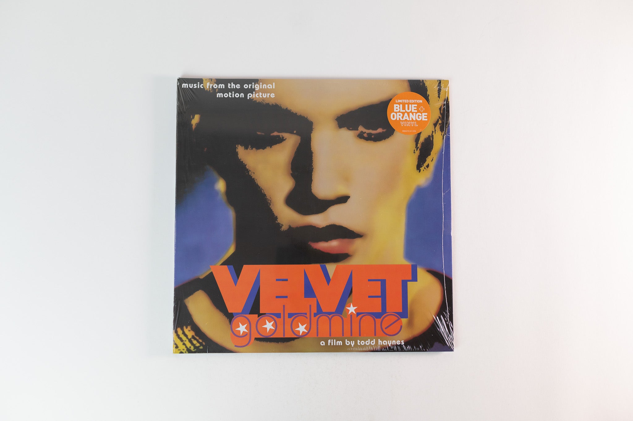 Various - Velvet Goldmine - Music From The Original Motion Picture on MVD Audio Blue/Orange Split Sealed