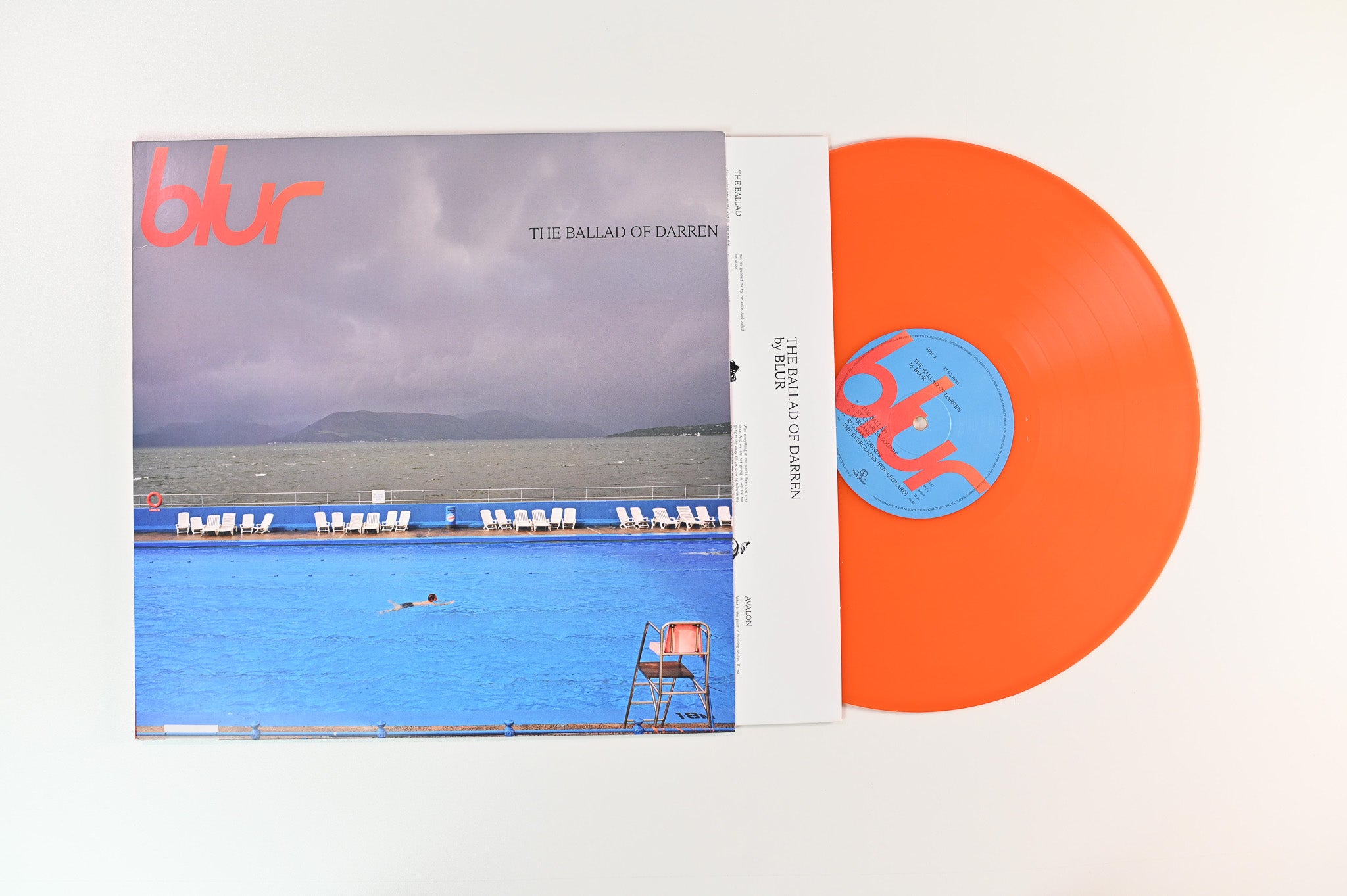 Blur - The Ballad Of Darren on Parlophone - Orange Vinyl