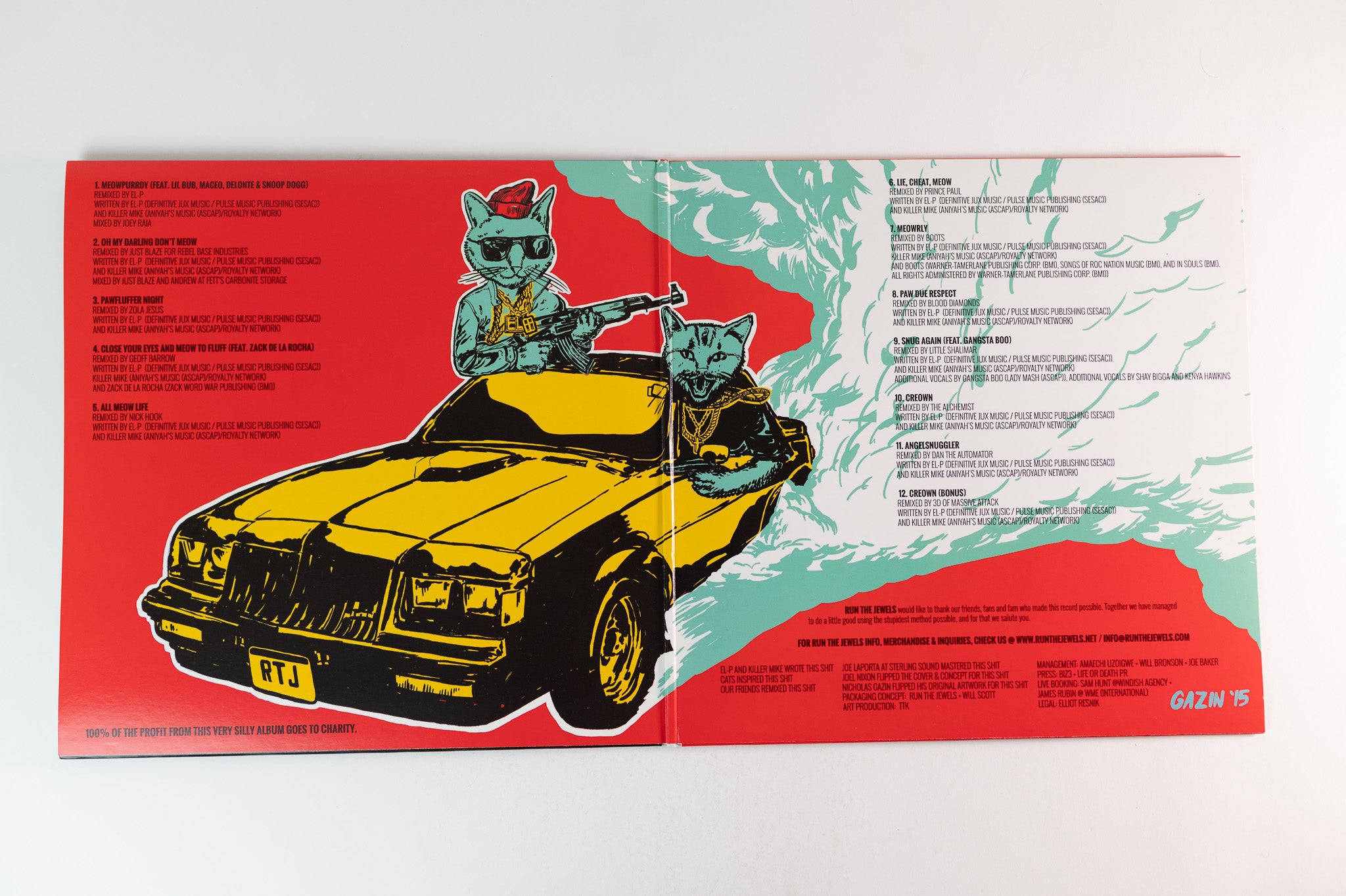 Run The Jewels - Meow The Jewels on Mass Appeal Brown & Black Splatter