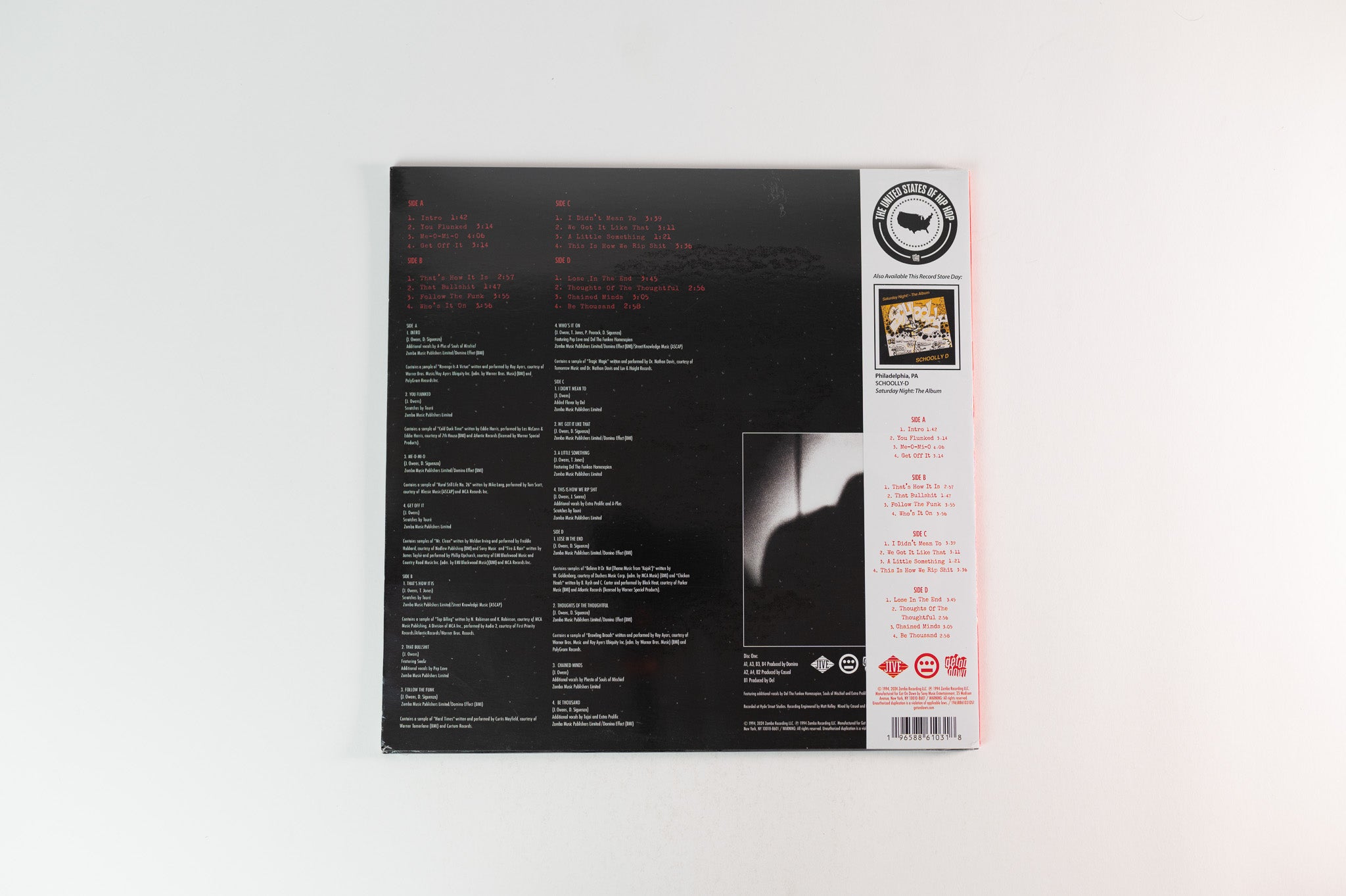 Casual - Fear Itself on Get on Down RSD 2024 Ltd Opaque Black & Apple Red Sealed