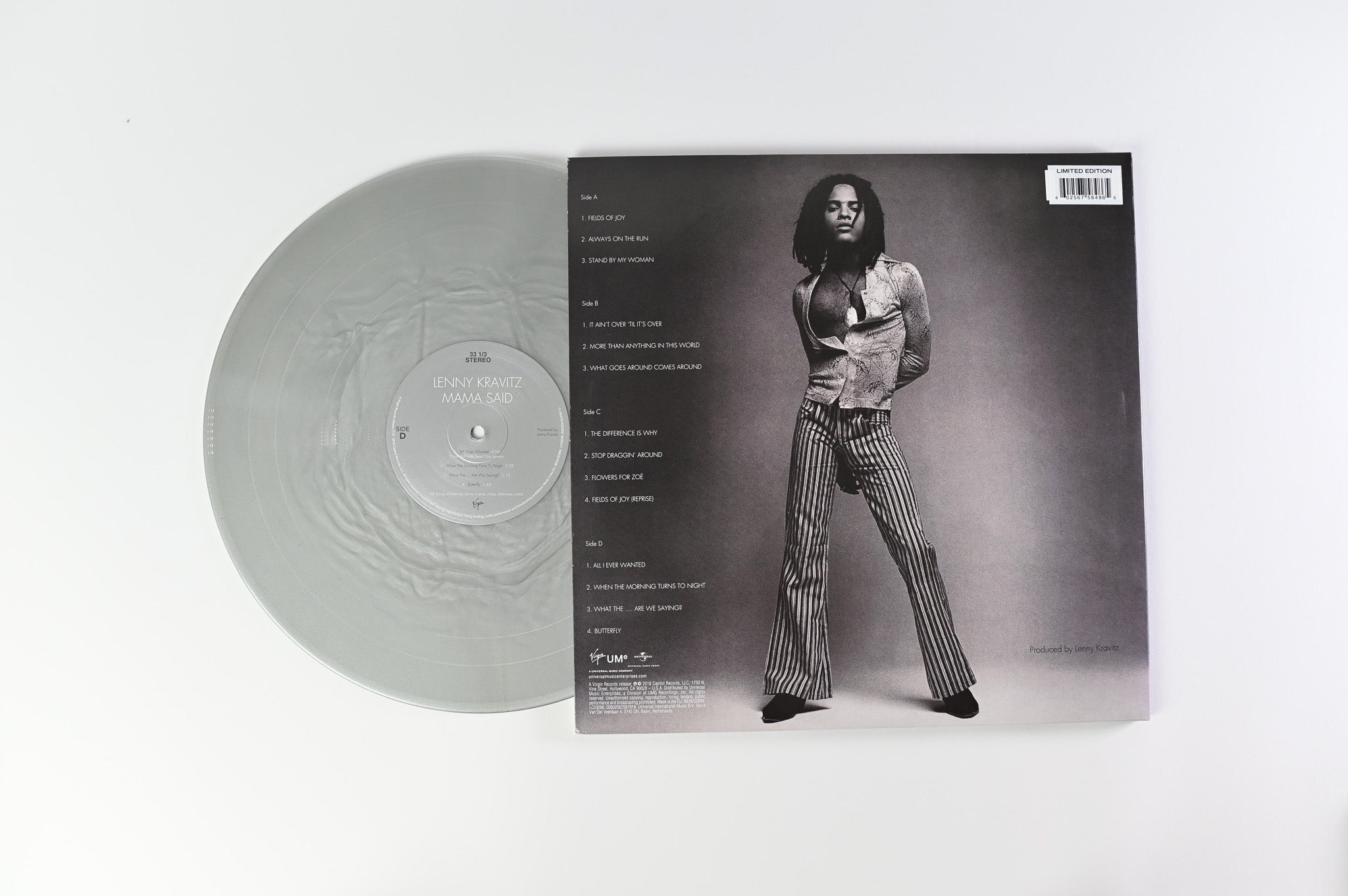 Lenny Kravitz - Mama Said on Virgin On Grey Marble Reissue