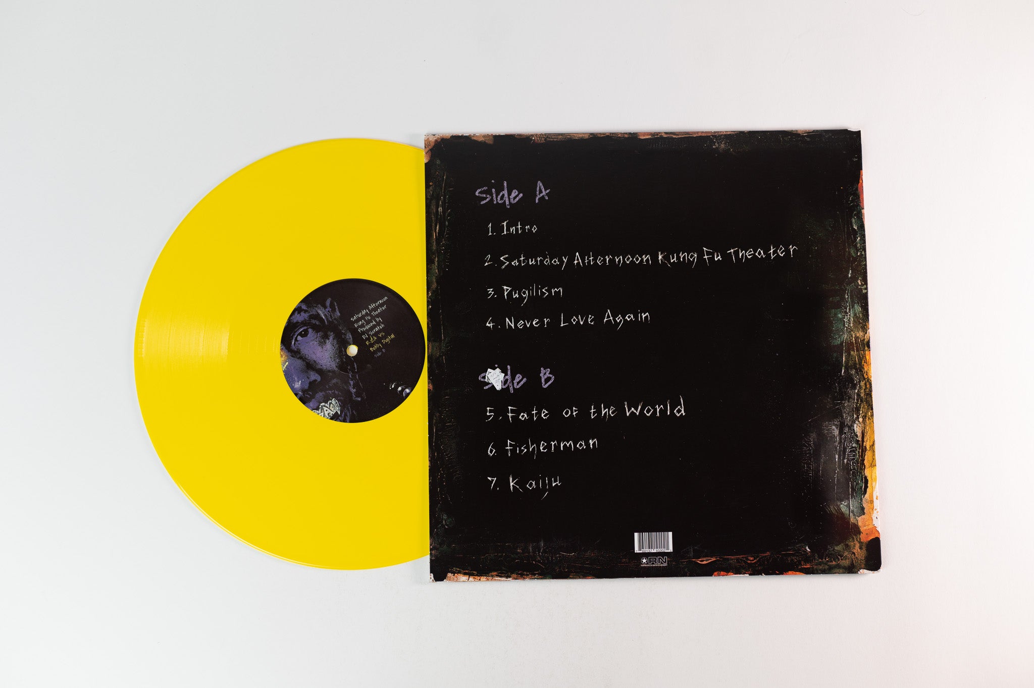 RZA Vs Bobby Digital - Saturday Afternoon Kung Fu Theater on Ruffnation Ltd Duck Yellow Vinyl Sealed