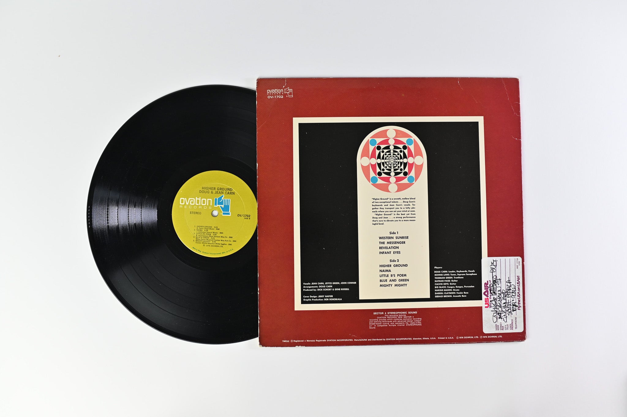 Doug & Jean Carn - Higher Ground on Ovation Records