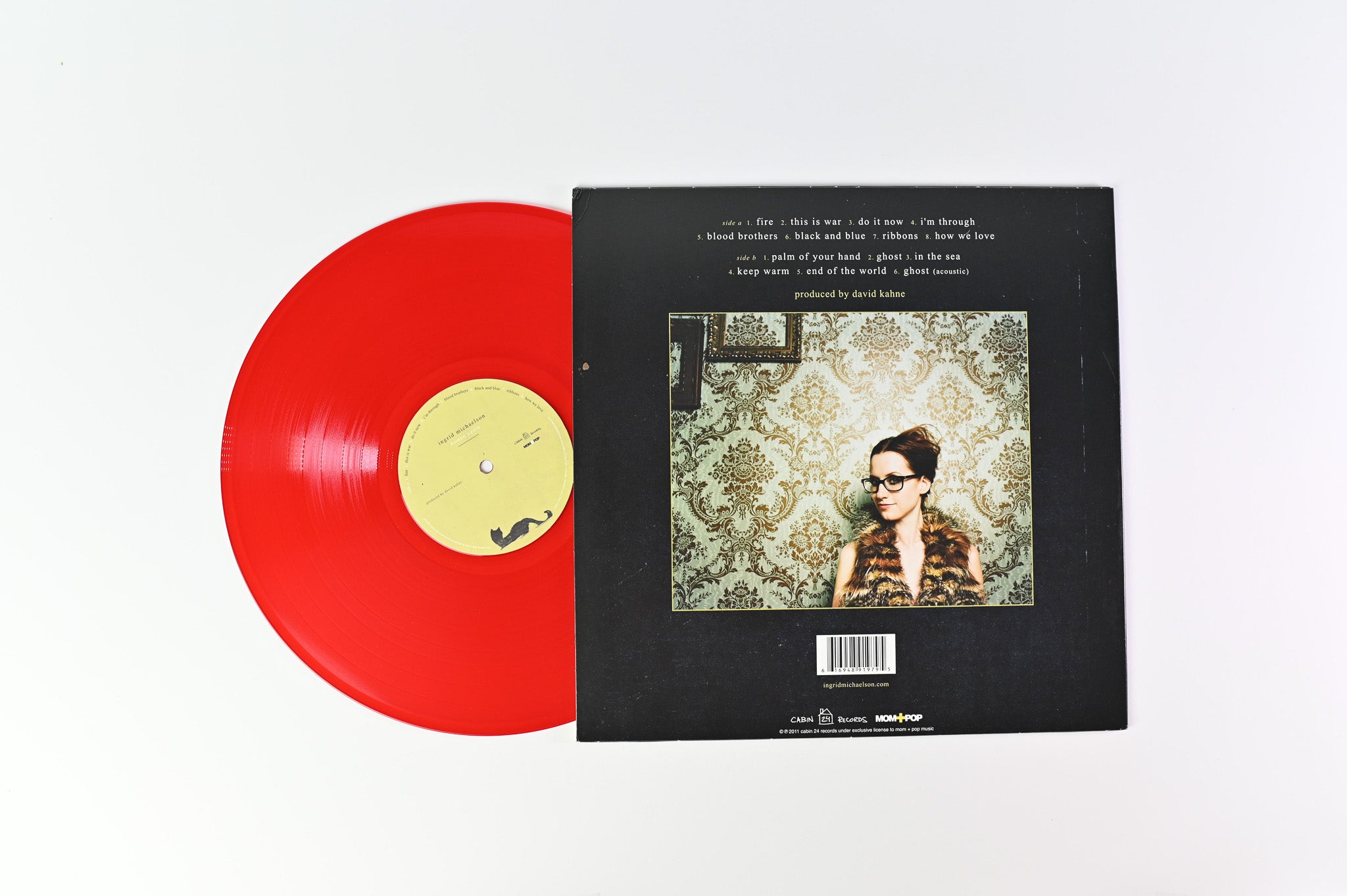 Ingrid Michaelson - Human Again on Cabin 24 Ltd Red Translucent Repress