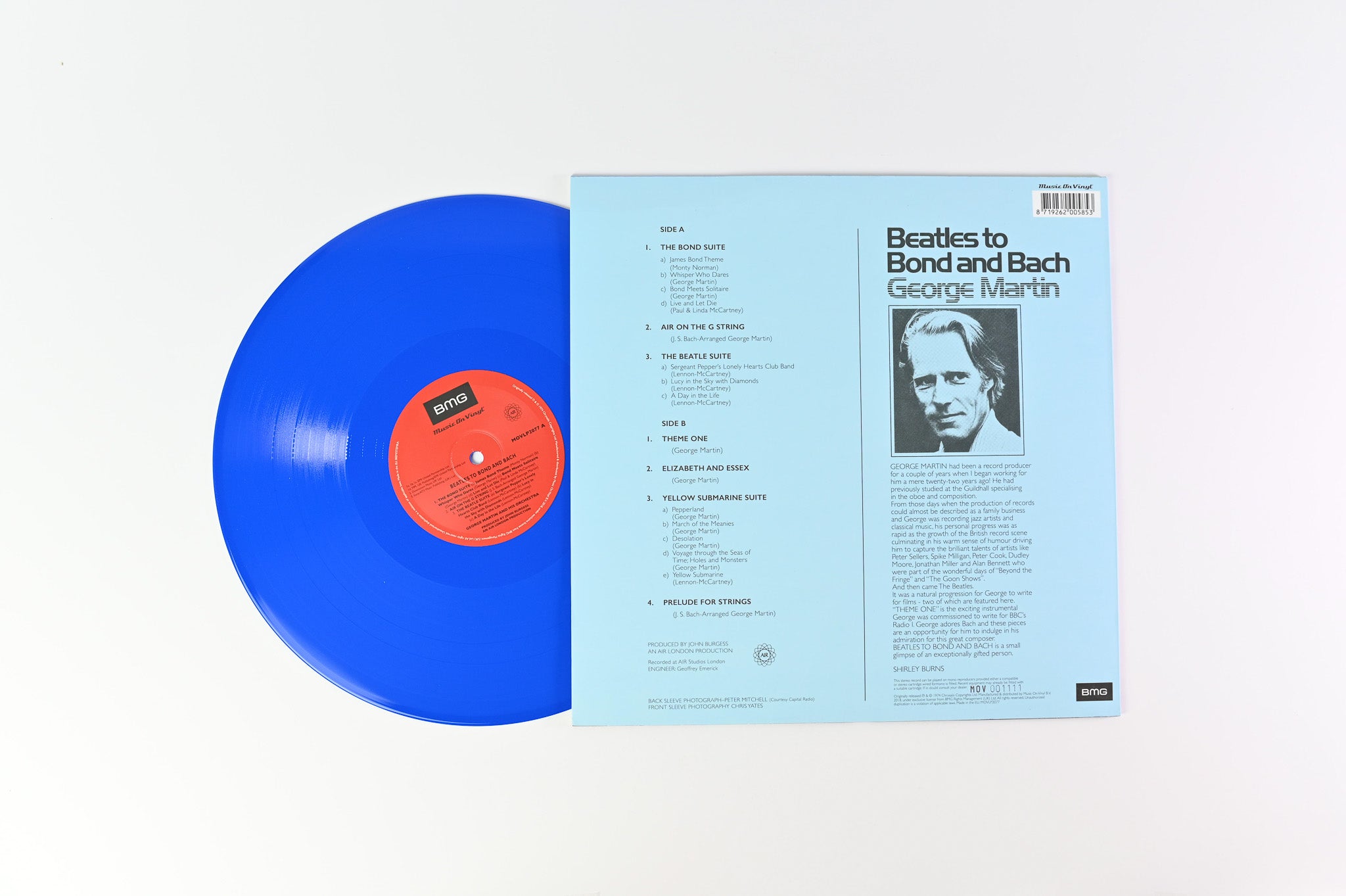 George Martin - Beatles To Bond And Bach on Music On Vinyl RSD Ltd Numbered Blue Reissue