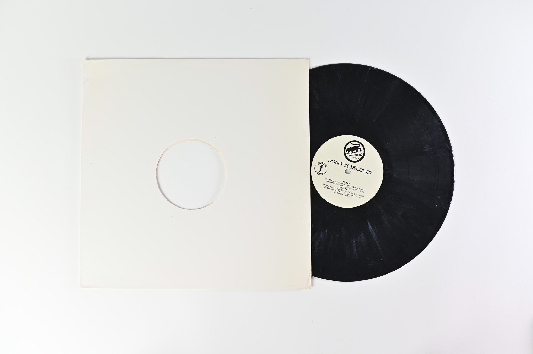 Underground Source - Don't Be Deceived on Firstborn Records Black Marble Vinyl