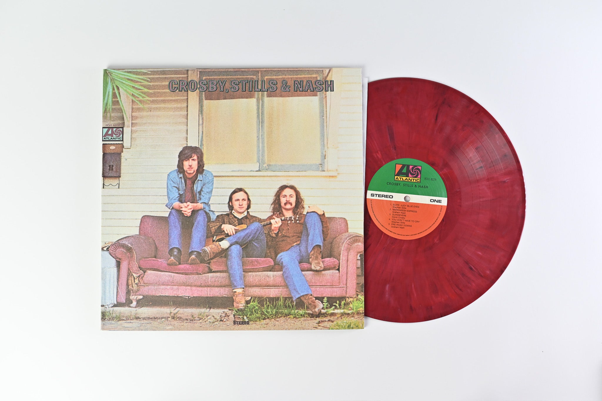 Crosby, Stills & Nash - Crosby, Stills & Nash on Atlantic Reissue on Burgundy Marble Vinyl