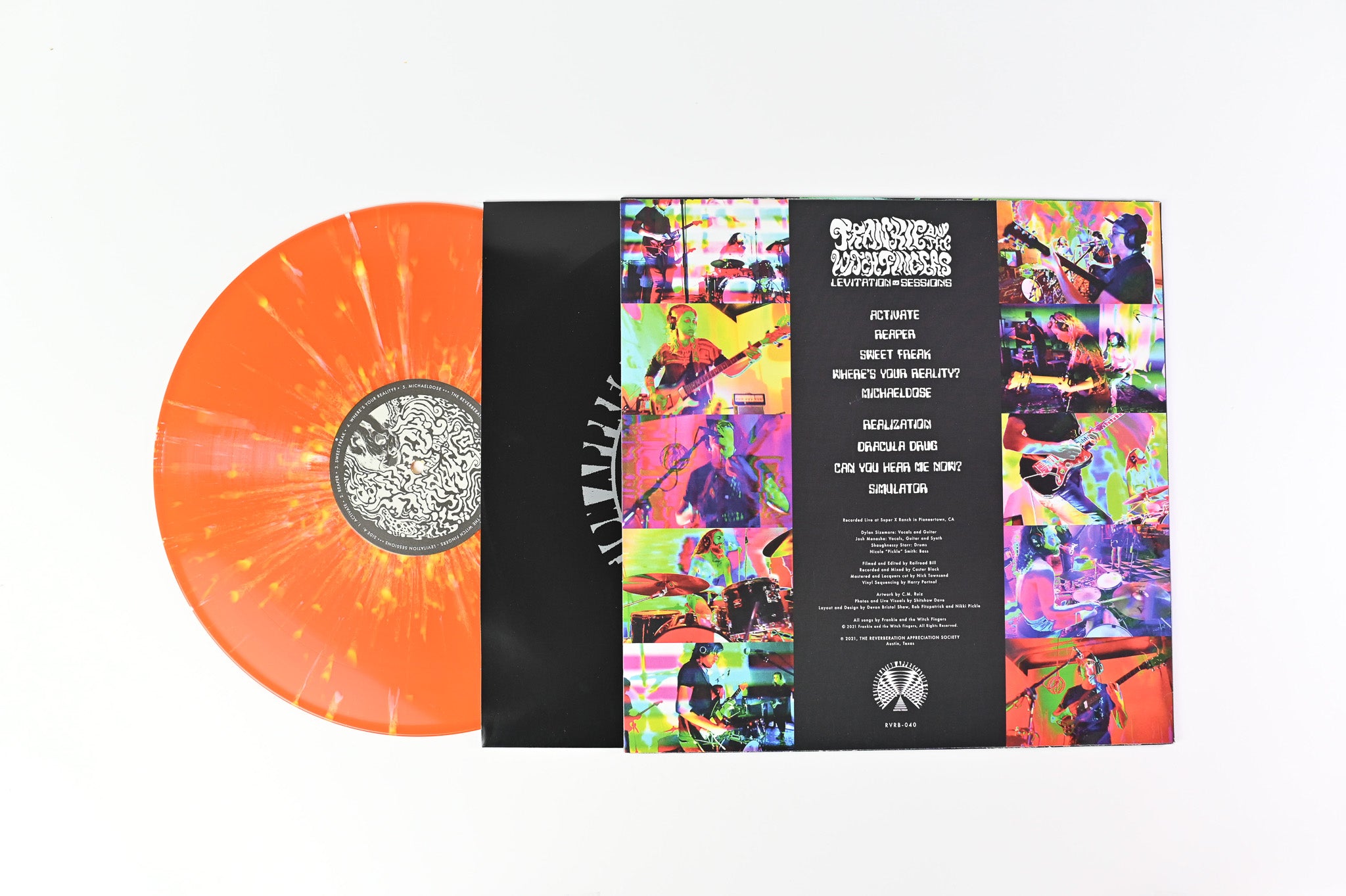 Frankie And The Witch Fingers - Levitation Sessions Indie Exclusive Orange Splatter