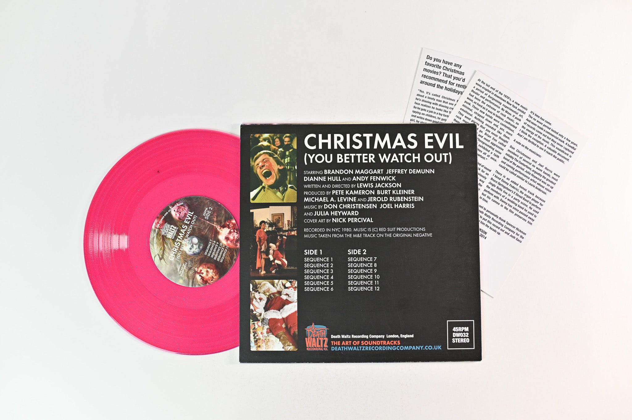 Don Christensen - Christmas Evil (You Better Watch Out) on Death Waltz 10" 45 RPM Ltd Pink Sparkle