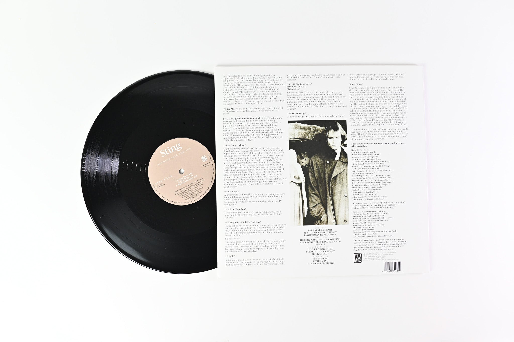 Sting - ...Nothing Like The Sun on A&M 180 Gram Reissue