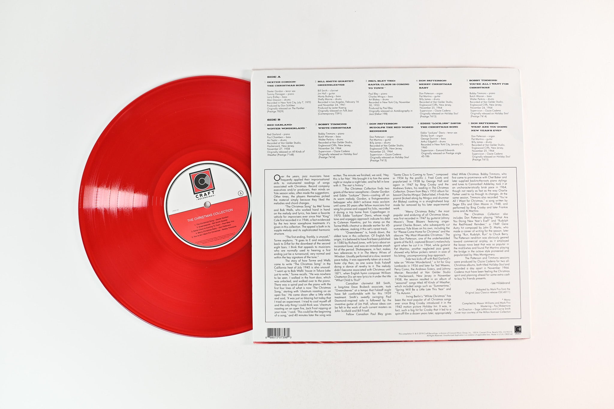 Various - The Christmas Collection on Craft Recordings RSD BF 2018 Ltd Red Vinyl