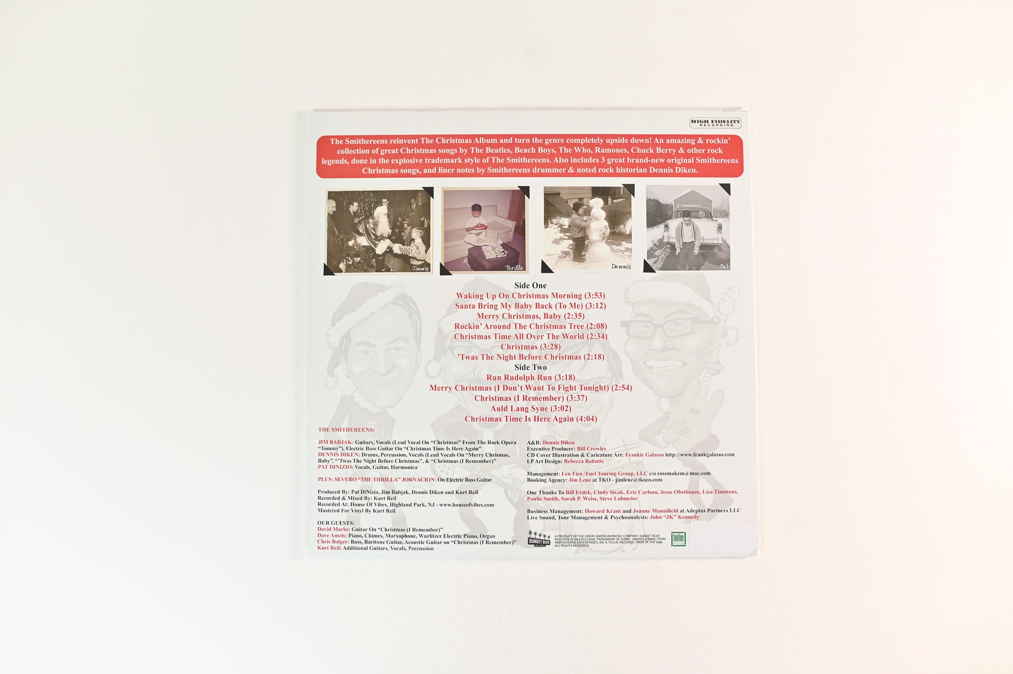 The Smithereens - Christmas With The Smithereens on Sunset Blvd Limited Green Vinyl Sealed