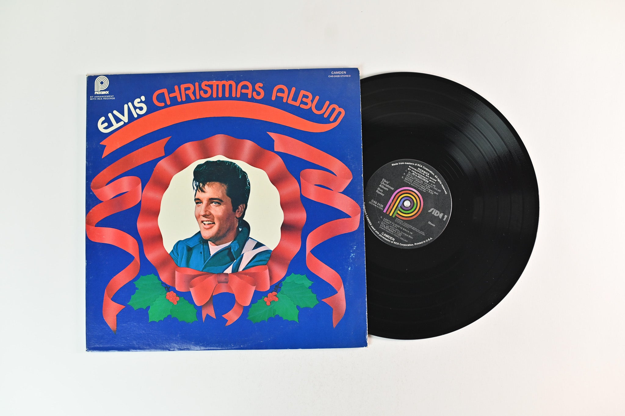 Elvis Presley - Elvis' Christmas Album on Pickwick Camden Canadian Reissue