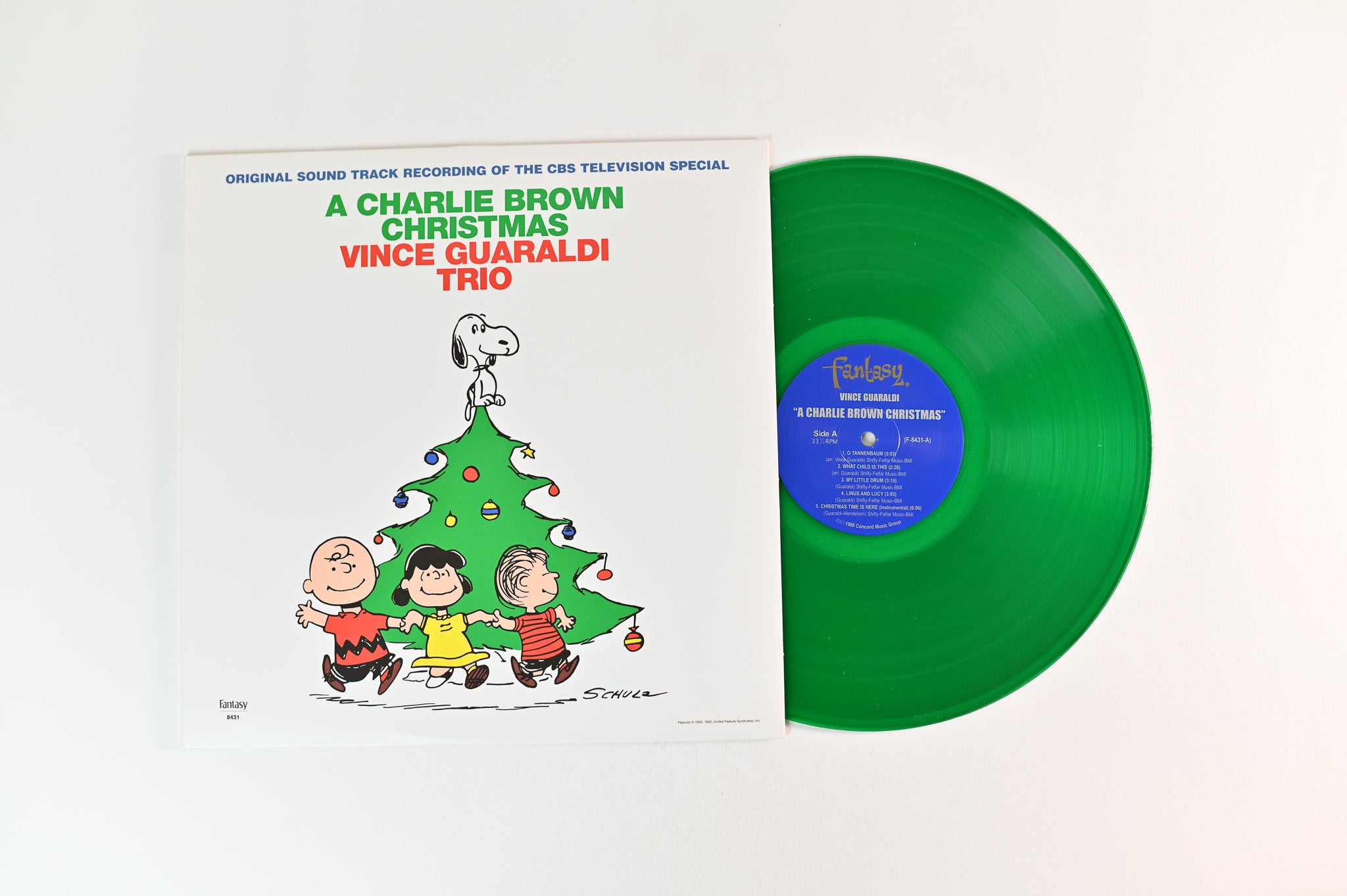 Vince Guaraldi Trio - A Charlie Brown Christmas (Original Sound Track Recording Of The CBS Television Special) on Fantasy Green Vinyl Reissue