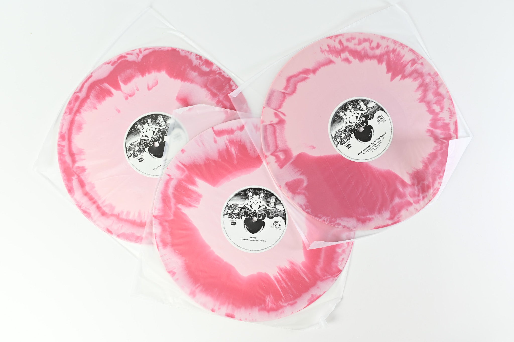 Boris - Pink on Sargent House Light Pink/Dark Pink Vinyl