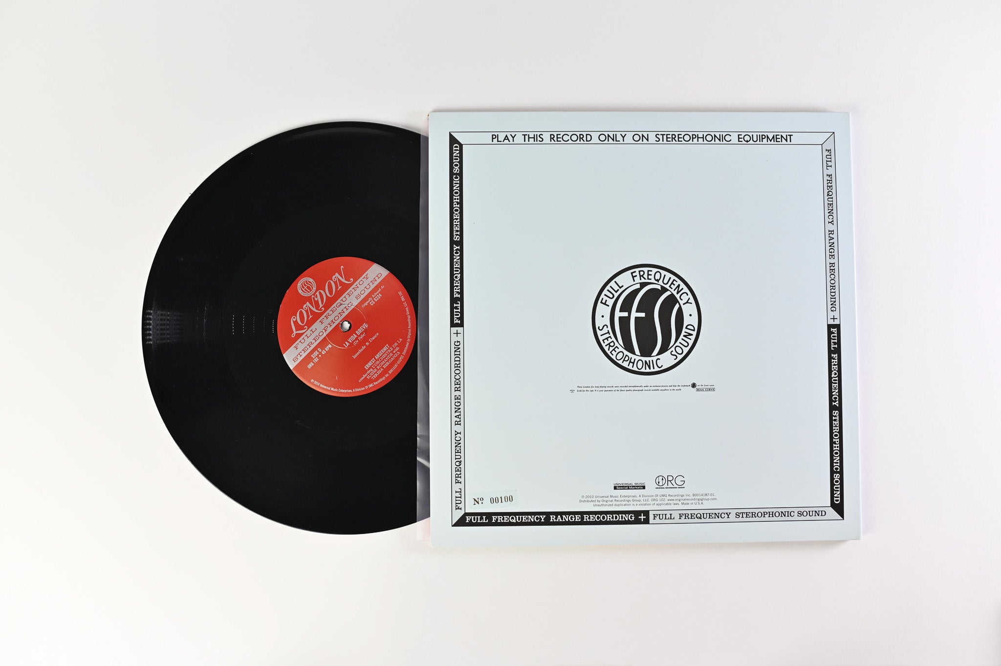 Manuel De Falla - The Three Cornered Hat (Complete Ballet) on Universal/Original Recordings Group Numbered Reissue 45 RPM