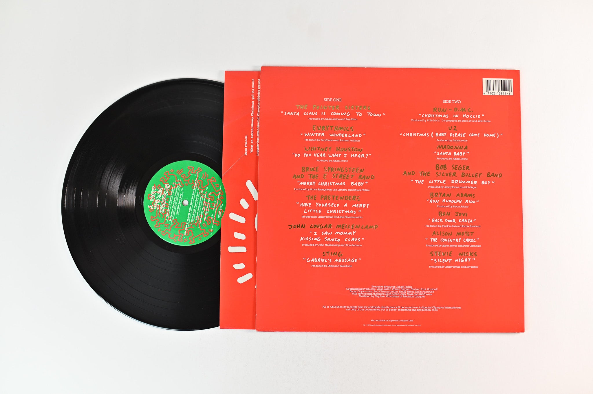 Various - A Very Special Christmas on A&M Keith Haring Cover