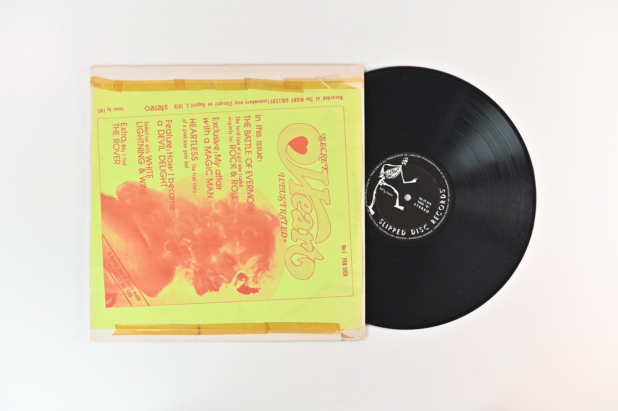 Heart - Secret Heart Illustrated on Slipped Disc Records - Unofficial pressing