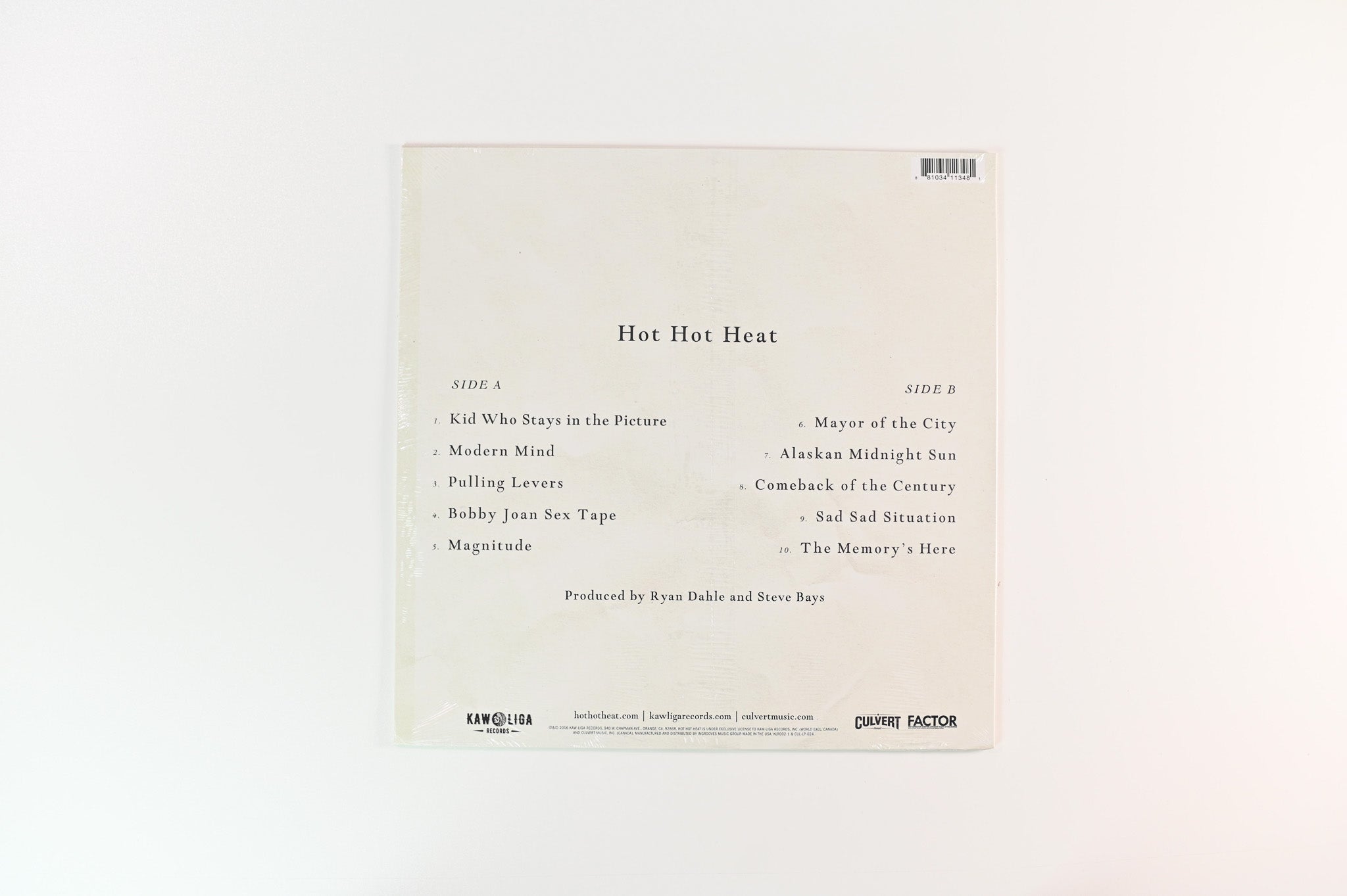 Hot Hot Heat - Hot Hot Heat on Kaw-Liga Records / Culvert Music - Sealed