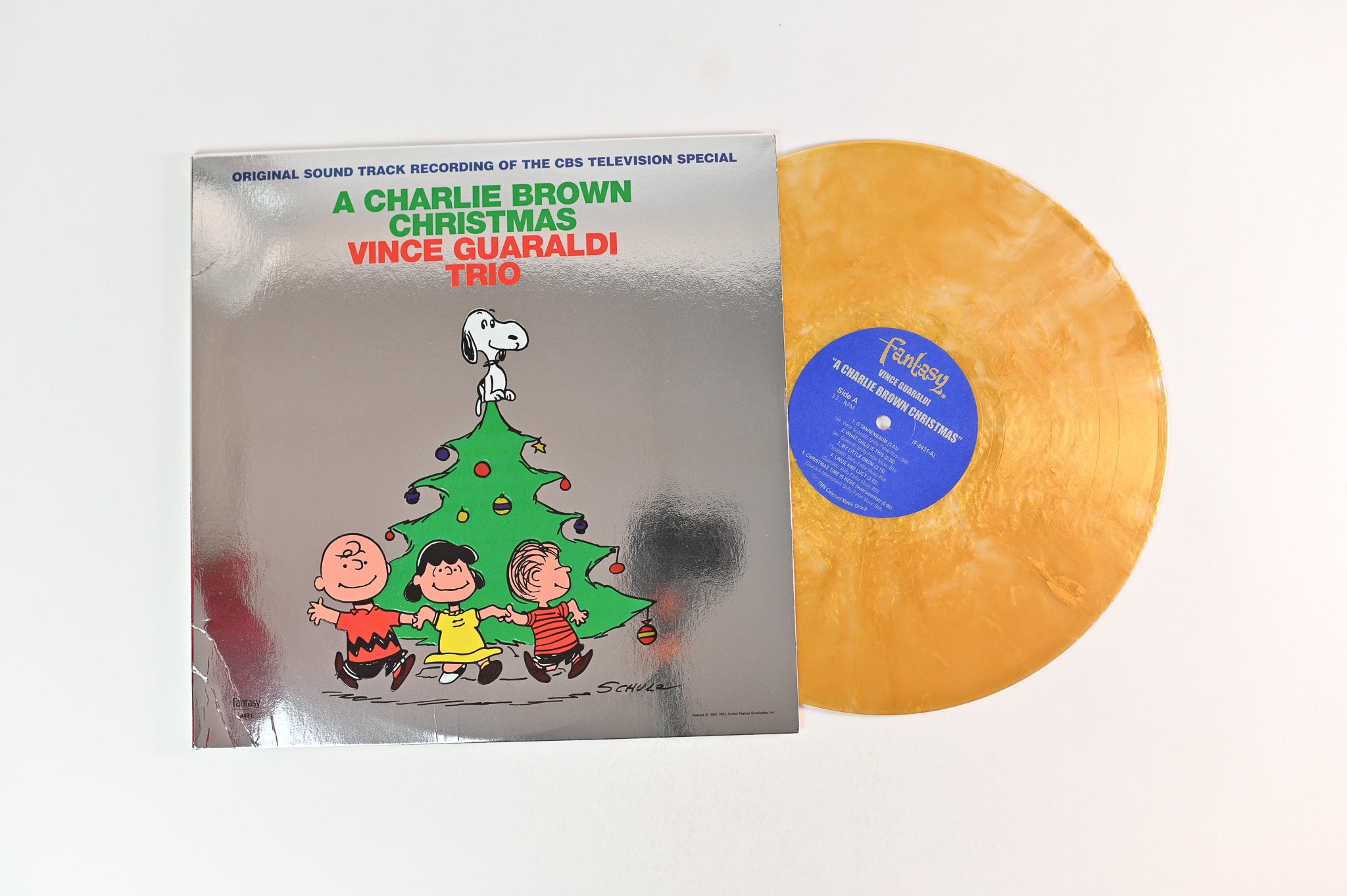 Vince Guaraldi Trio - A Charlie Brown Christmas on Fantasy Craft Recordings Ltd Gold Metallic Reissue
