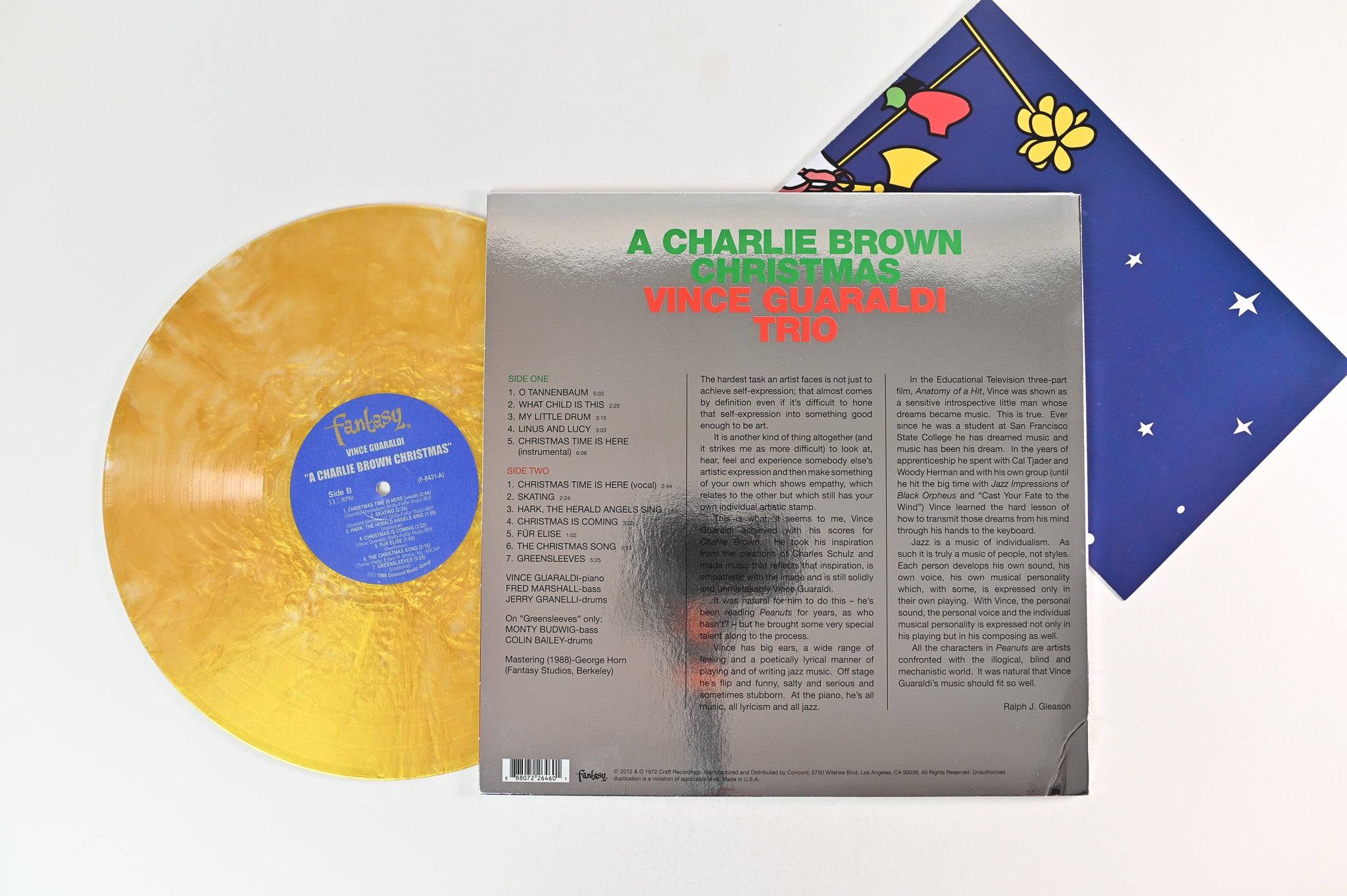 Vince Guaraldi Trio - A Charlie Brown Christmas on Fantasy Craft Recordings Ltd Gold Metallic Reissue