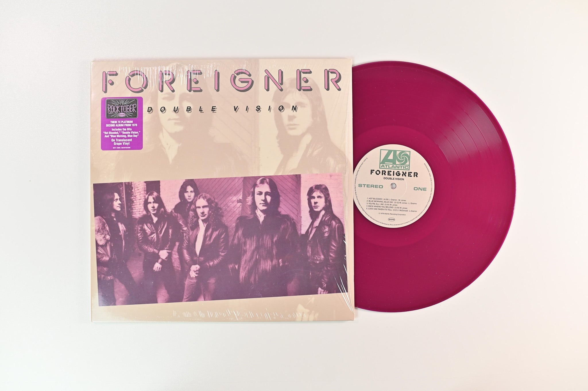 Foreigner - Double Vision on Atlantic - Grape Vinyl