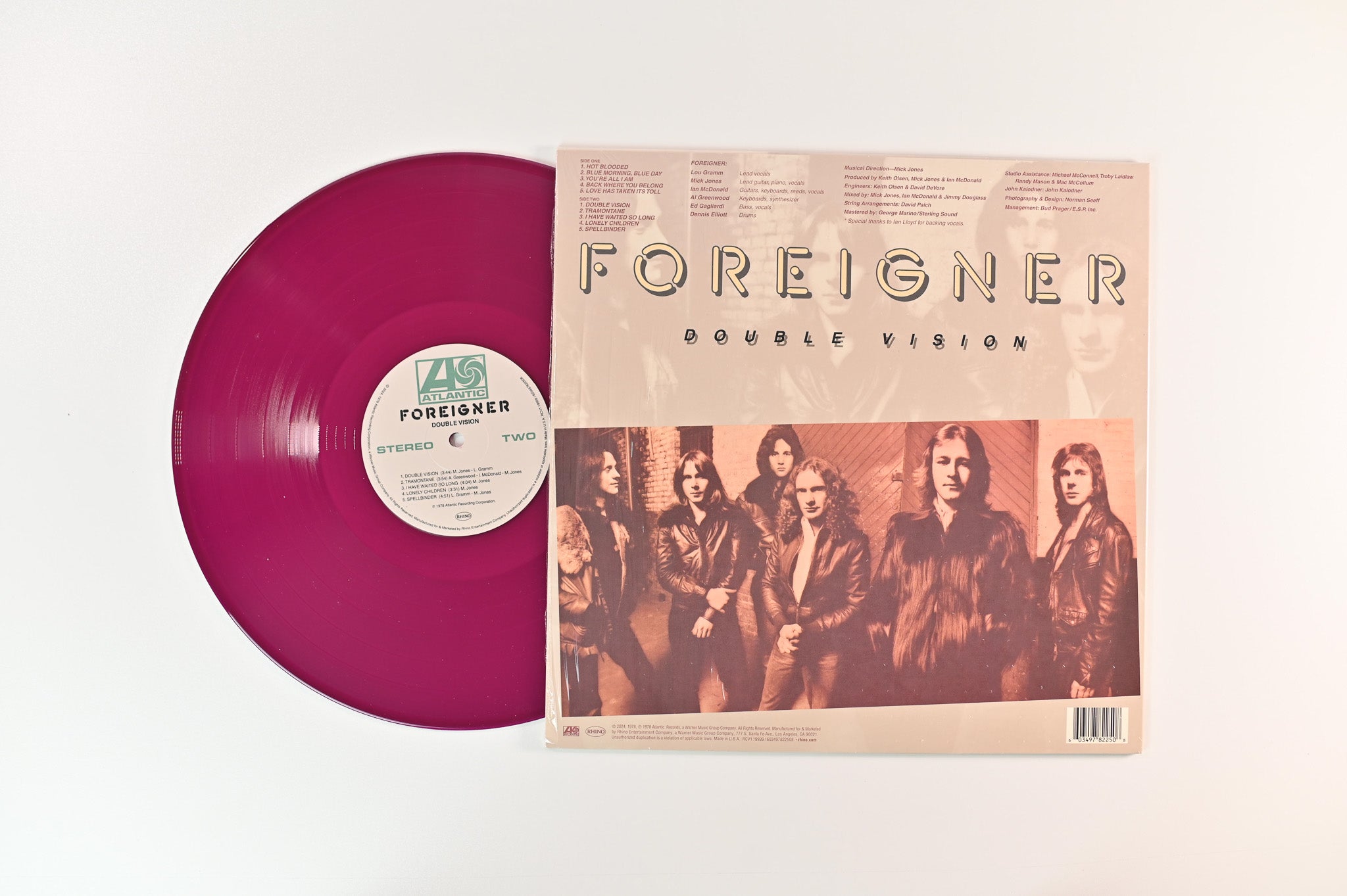 Foreigner - Double Vision on Atlantic - Grape Vinyl
