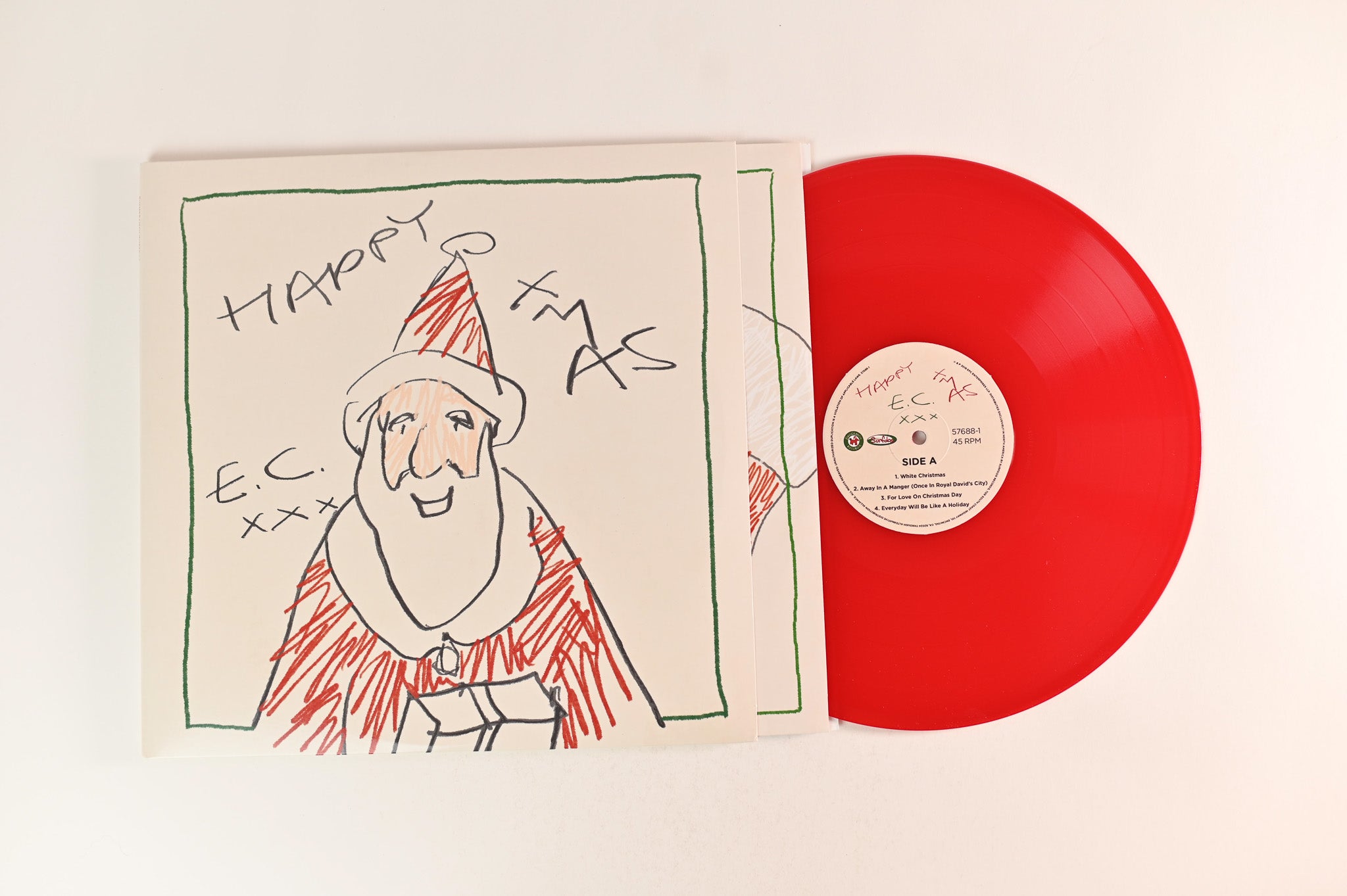 Eric Clapton - Happy Xmas on Bushbranch 45 RPM 180 Gram Red / Green Vinyl