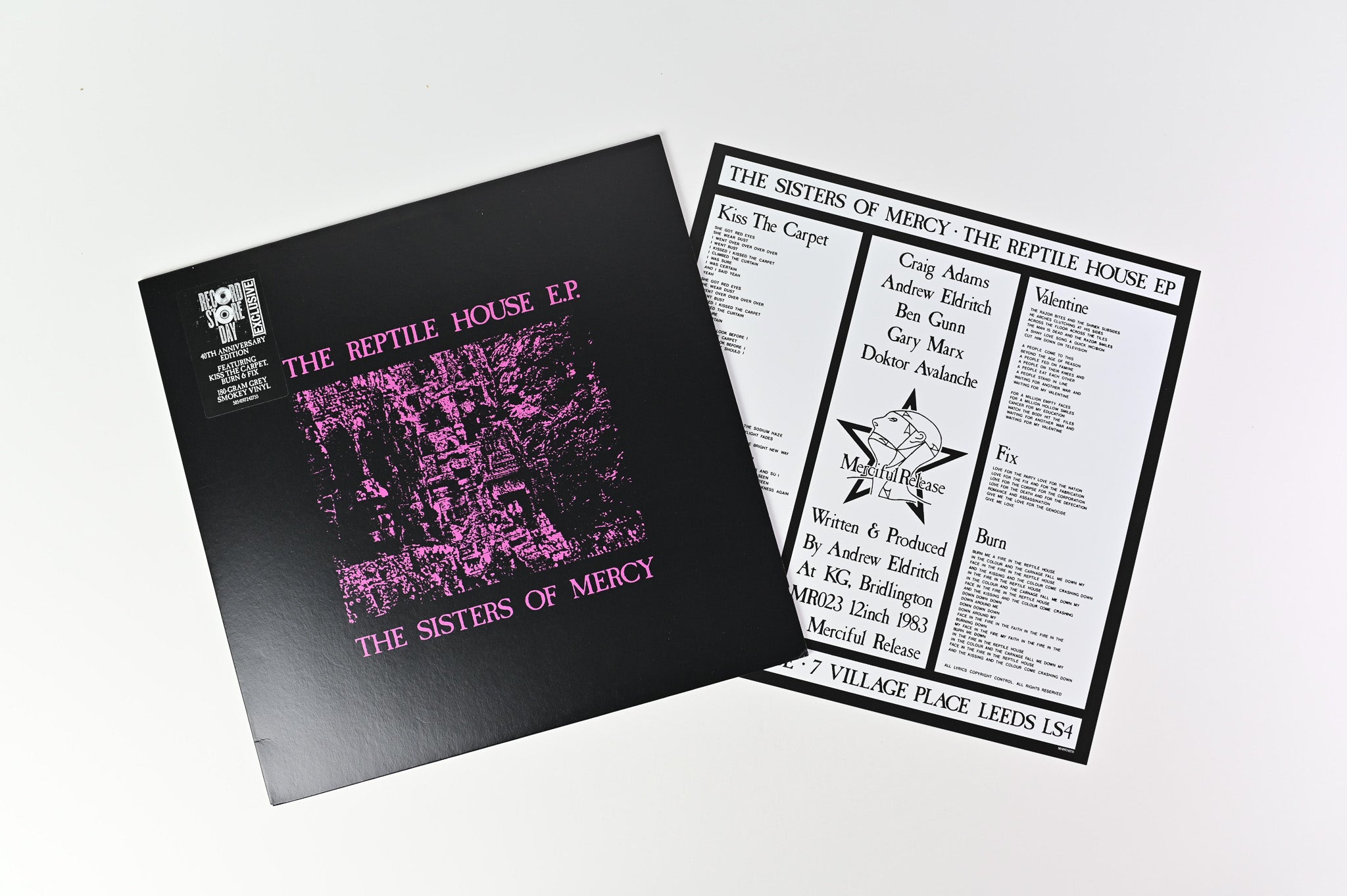 The Sisters Of Mercy - The Reptile House E.P. on Warner Grey Smokey Vinyl