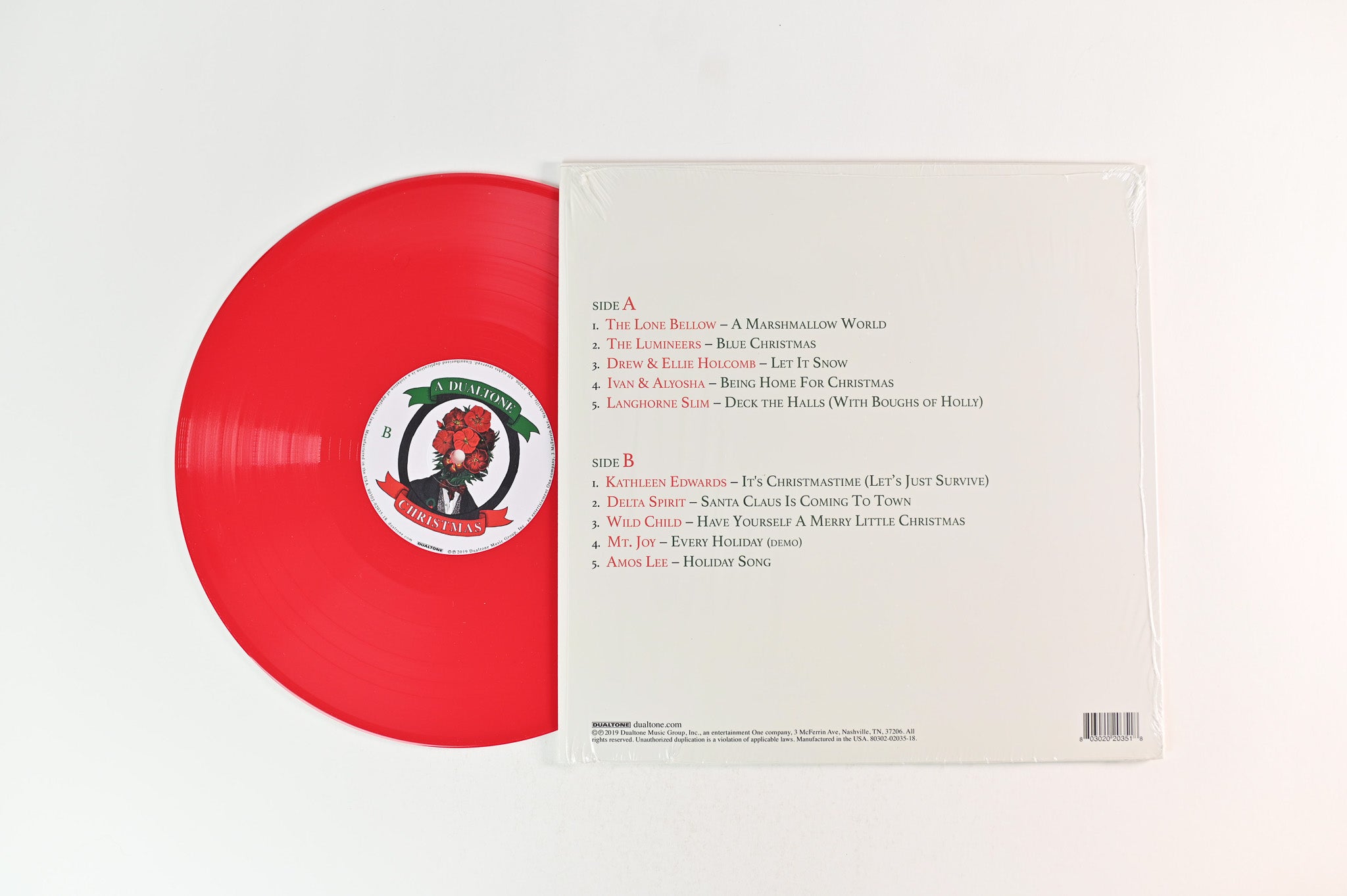 Various - A Dualtone Christmas on Dualtone Red Vinyl