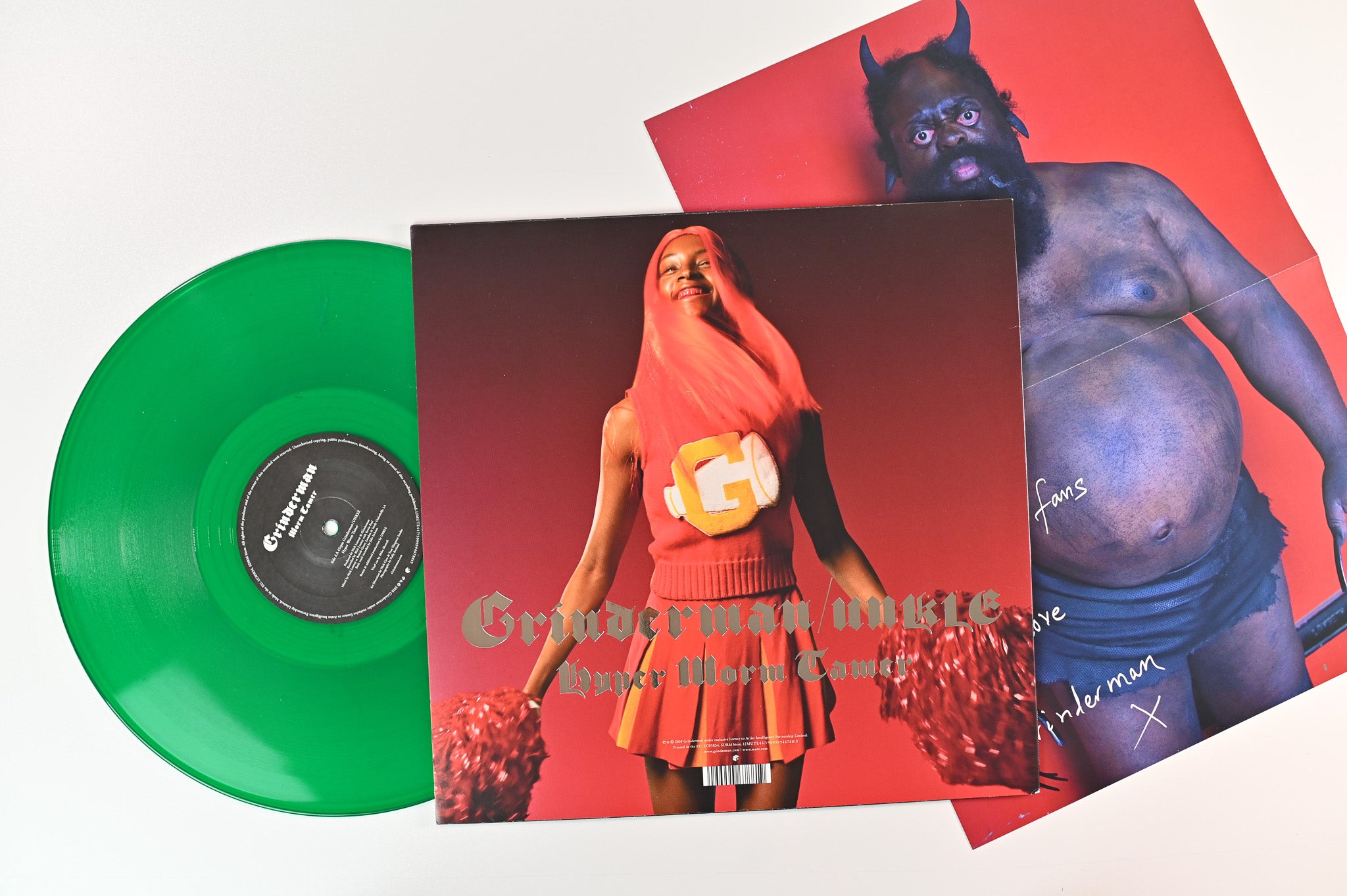 Grinderman - Worm Tamer on Mute - Green 12" Single