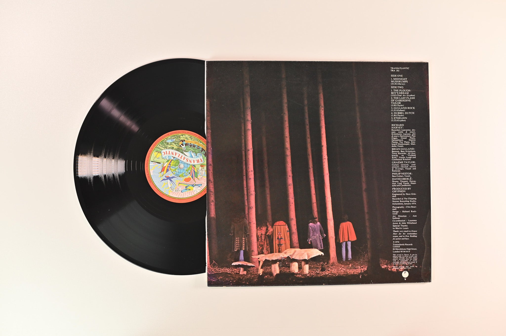 Gryphon - Midnight Mushrumps on Transatlantic Records - UK pressing