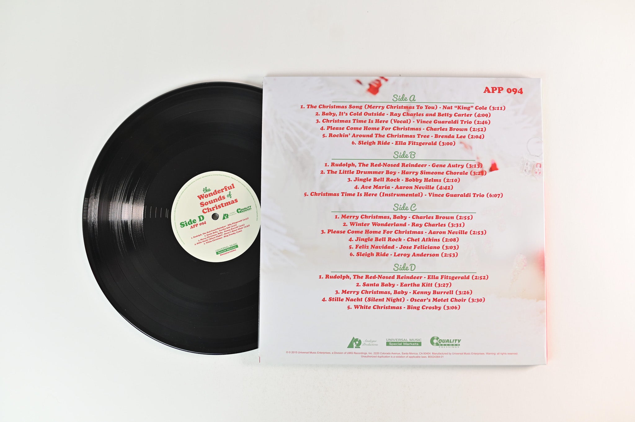 Various - The Wonderful Sounds Of Christmas Analogue Productions 200 Gram