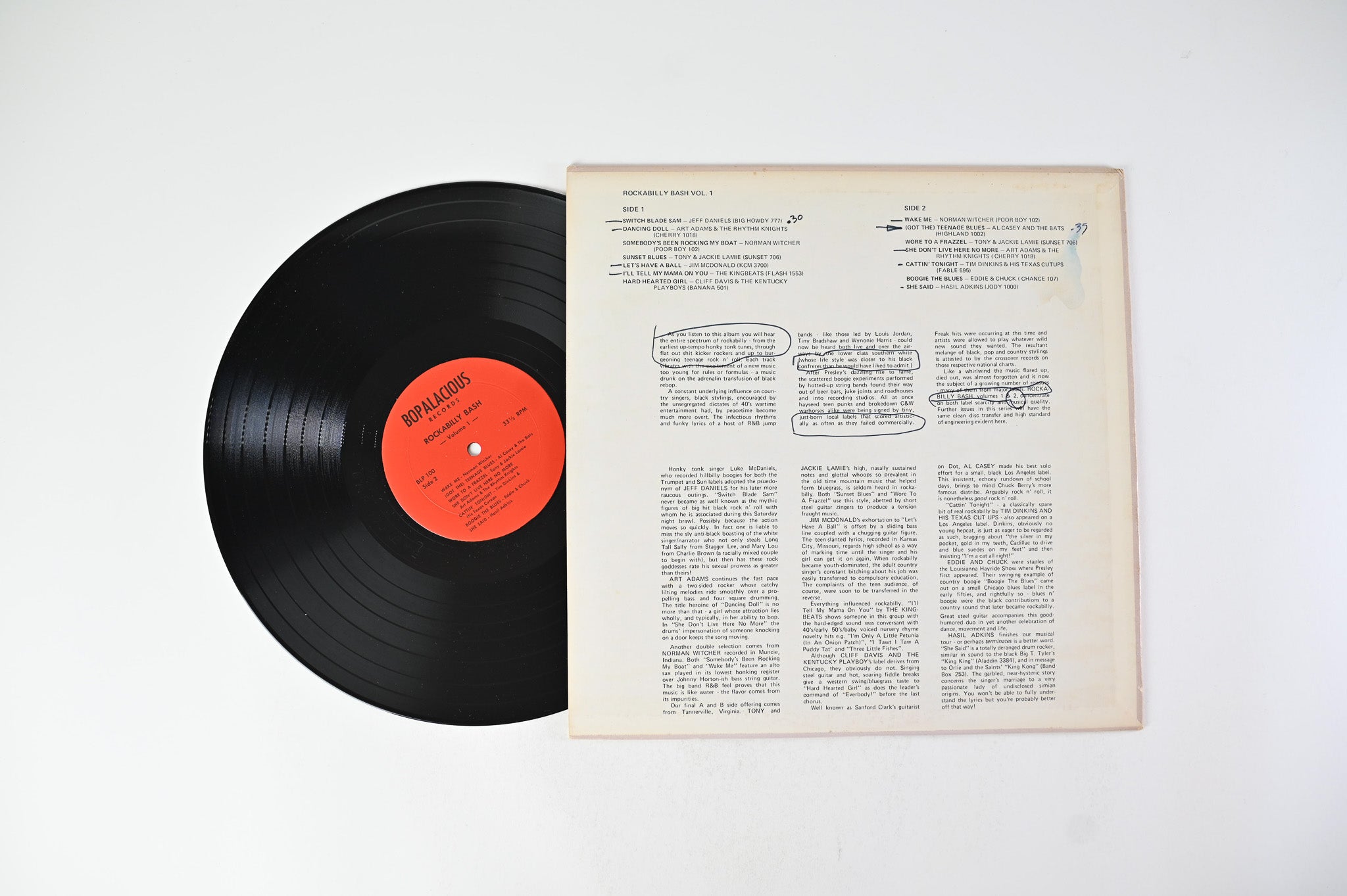 Various - Rockabilly Bash Volume One on Bopalacious