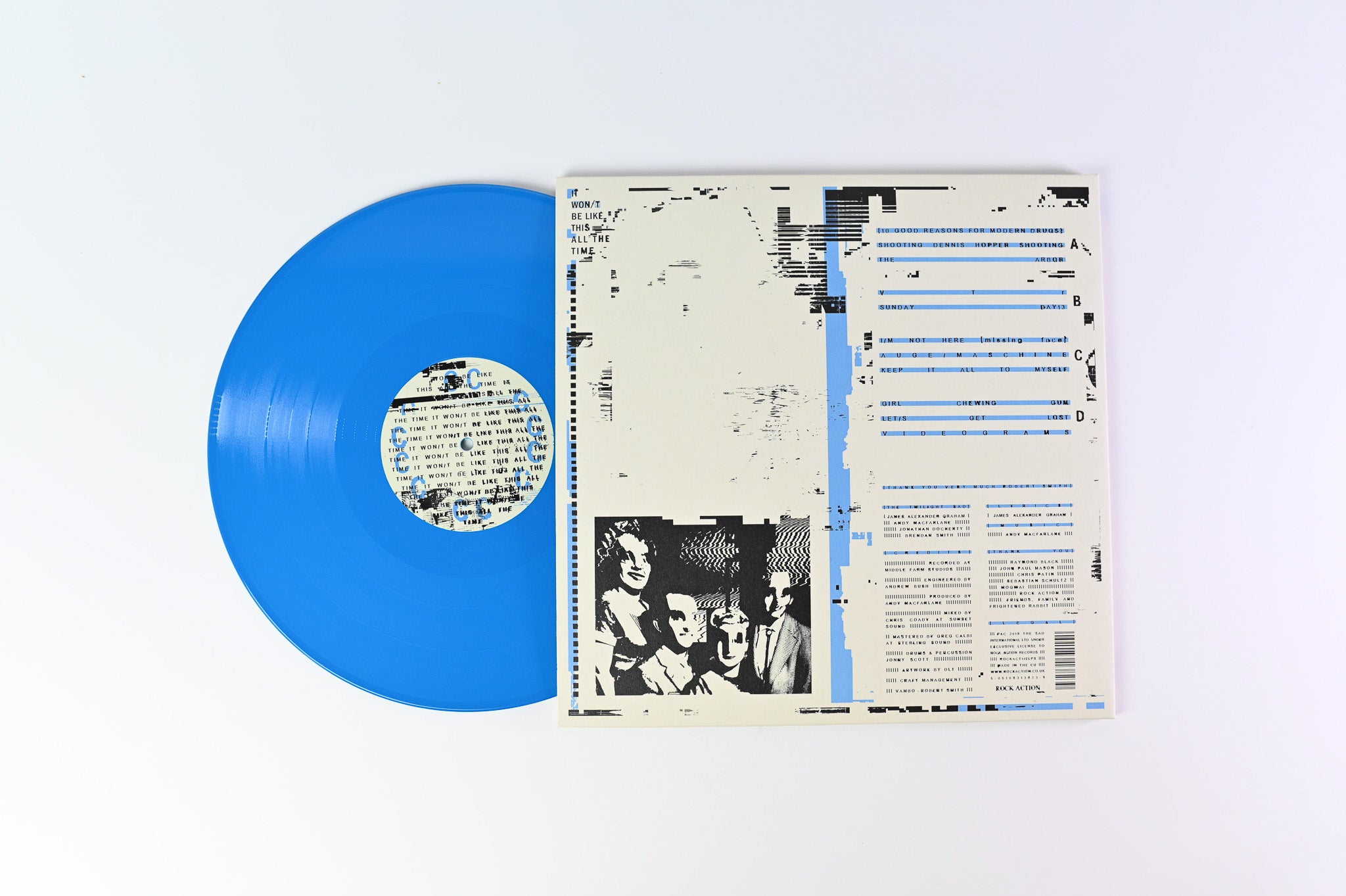 The Twilight Sad - It Won/t Be Like This All The Time on Rock Action Records Blue Vinyl