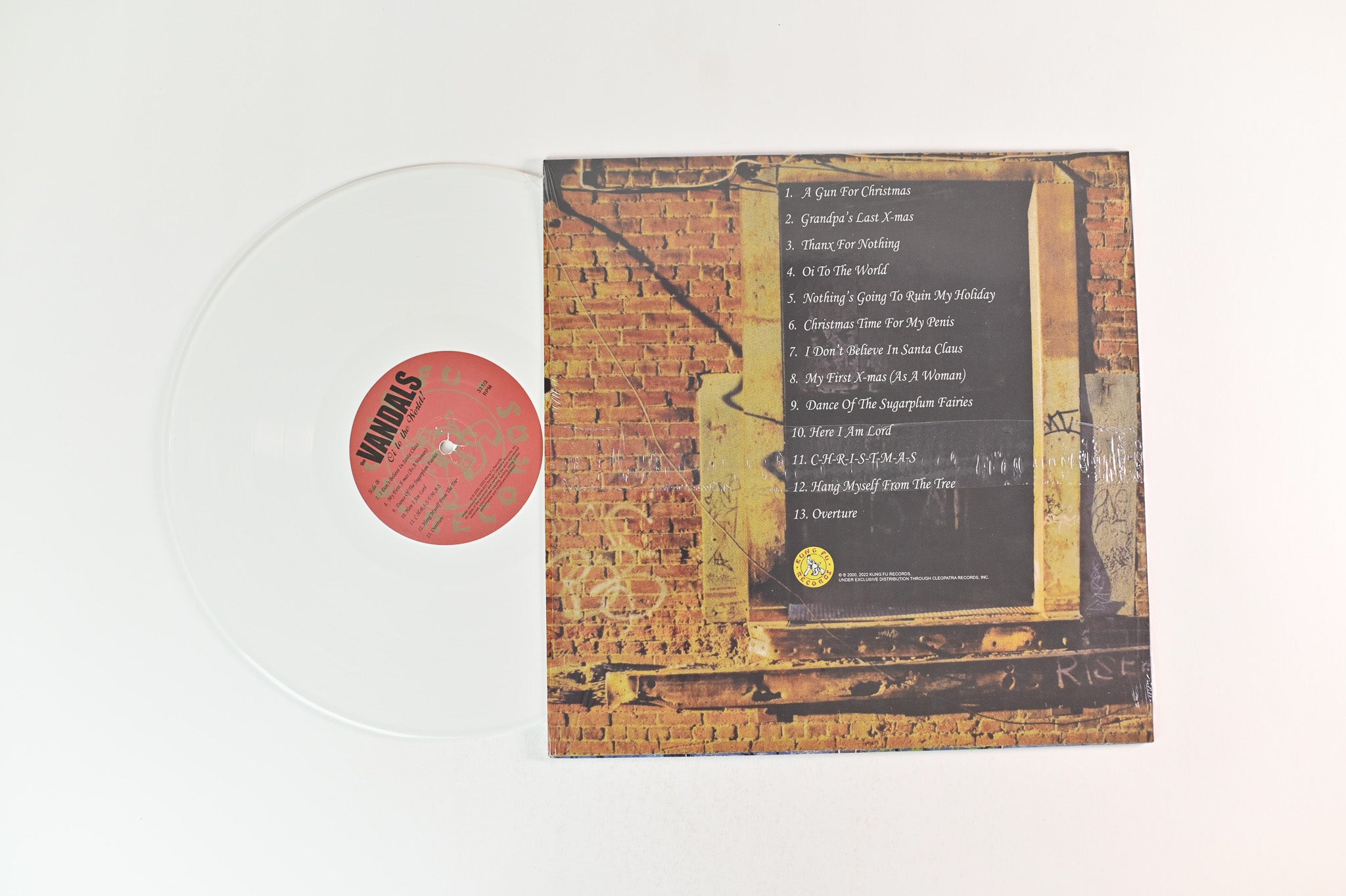 The Vandals - Oi To The World! on Kung Fu Records White Vinyl Reissue