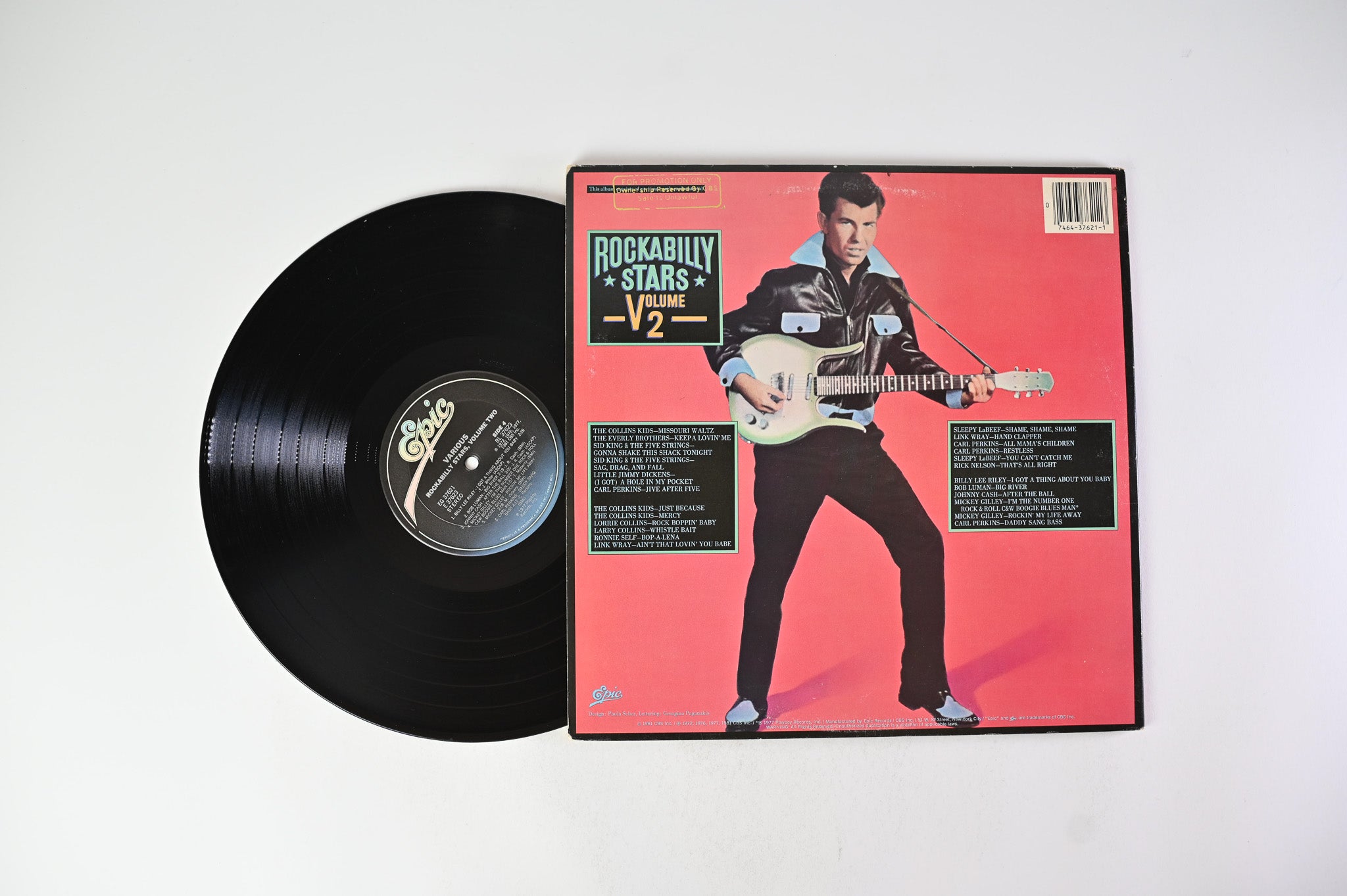Various - Rockabilly Stars Vol. 2 on Epic