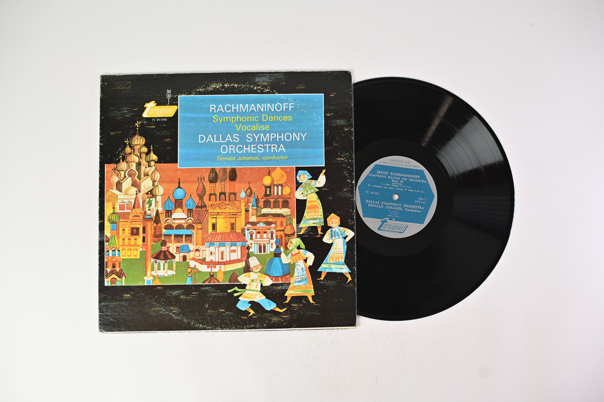 Rachmaninoff / Dallas Symphony Orchestra / Donald Johanos - Symphonic Dances / Vocalise on Turnabout - Stereo