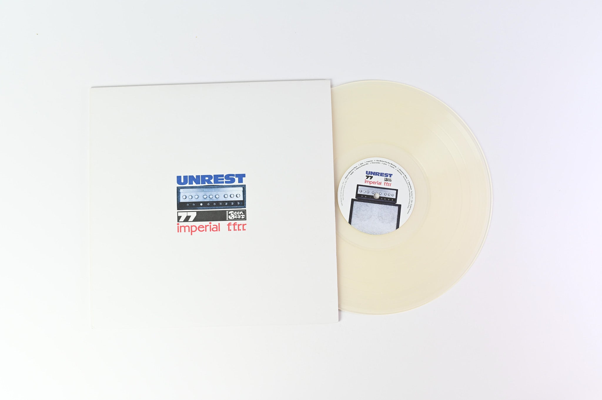 Unrest - Imperial F.F.R.R. on Teenbeat Clear Vinyl